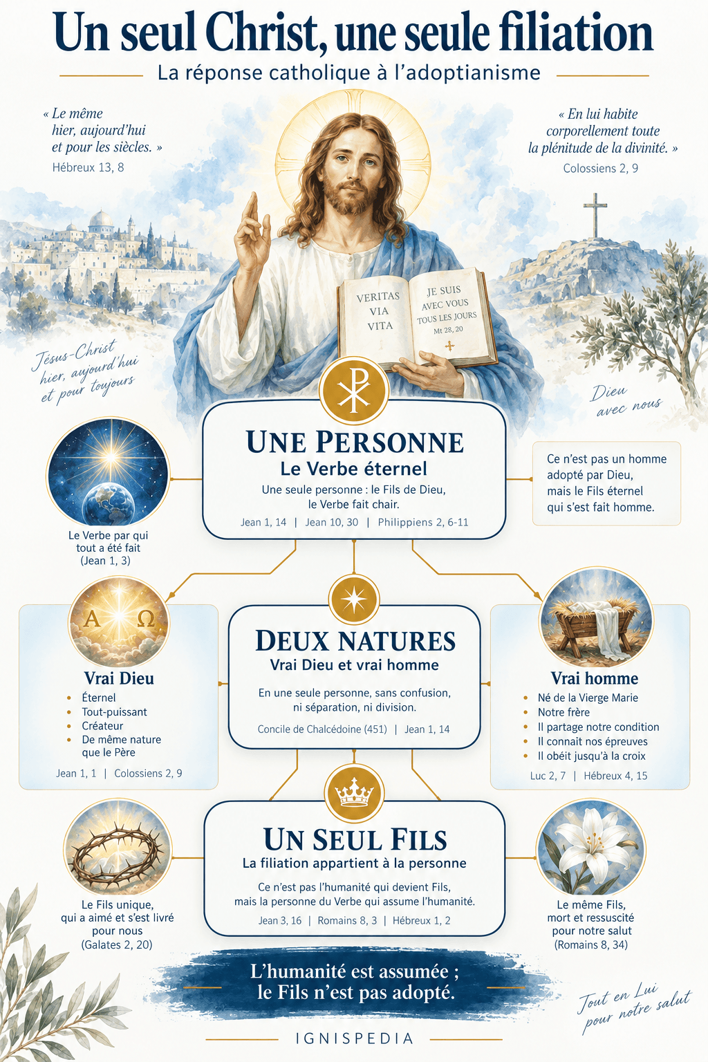 Une personne, deux natures et une seule filiation naturelle dans le Christ
