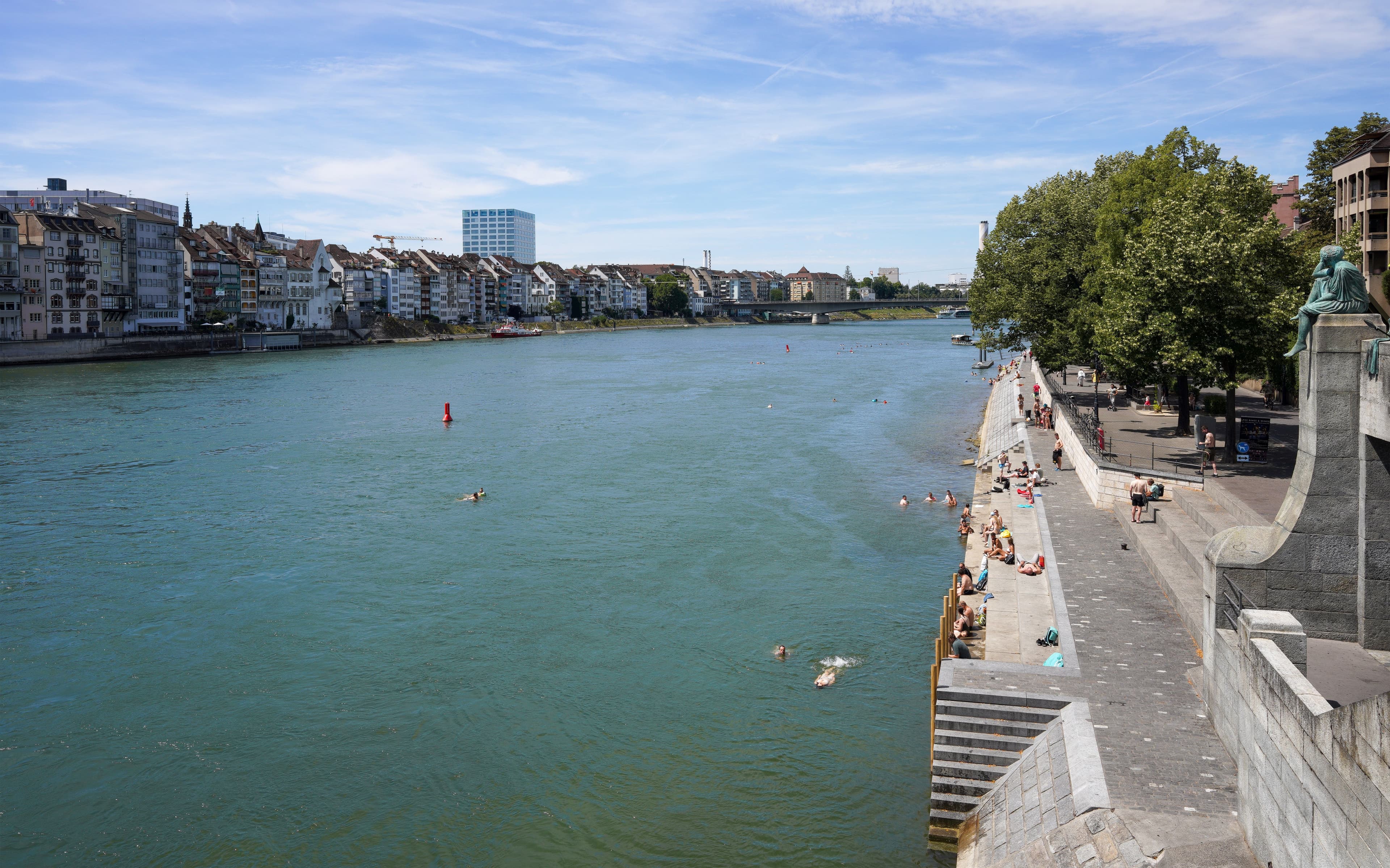 Der Rhein in Basel