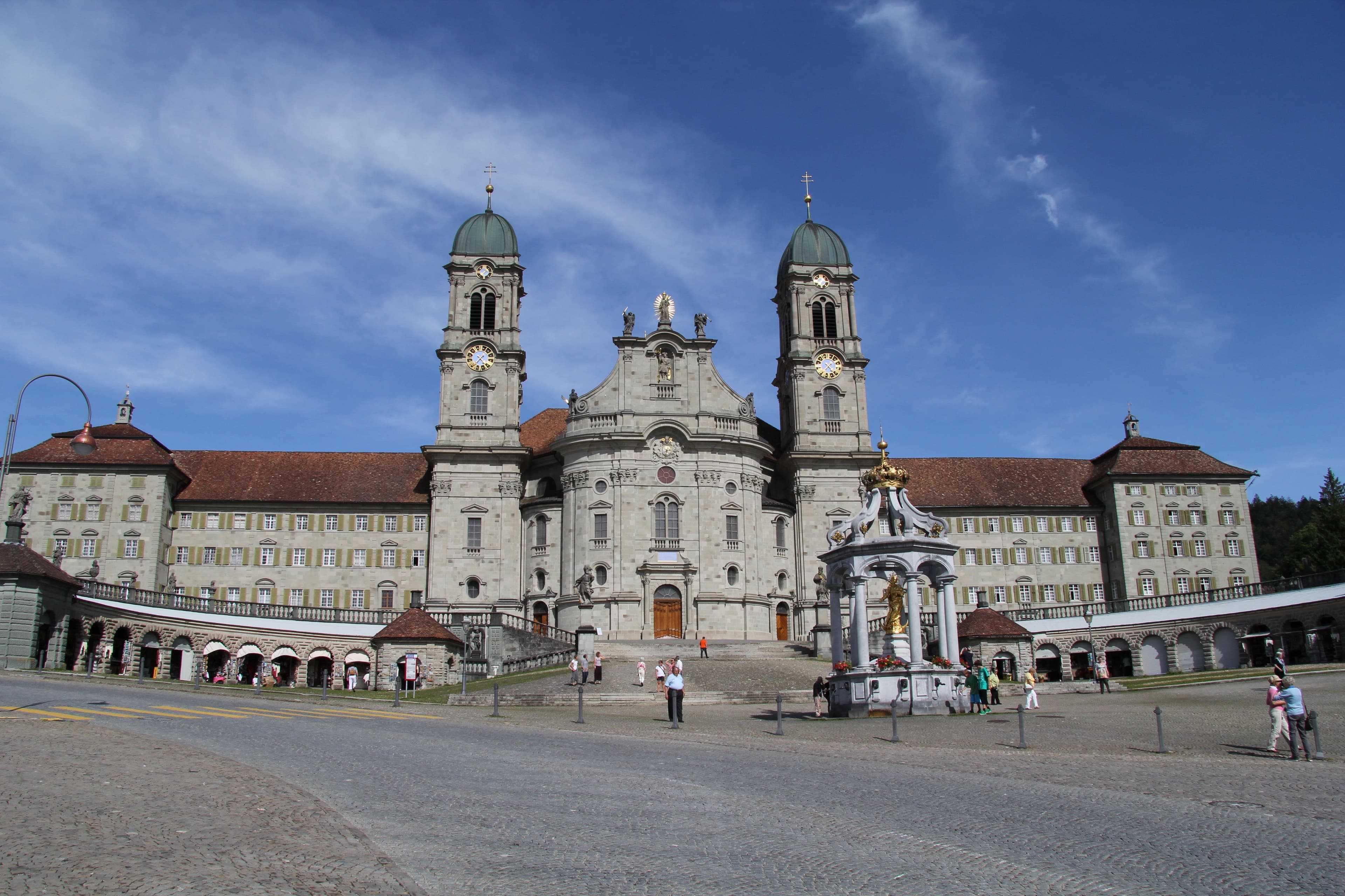 Die Abtei Einsiedeln im Kanton Schwyz