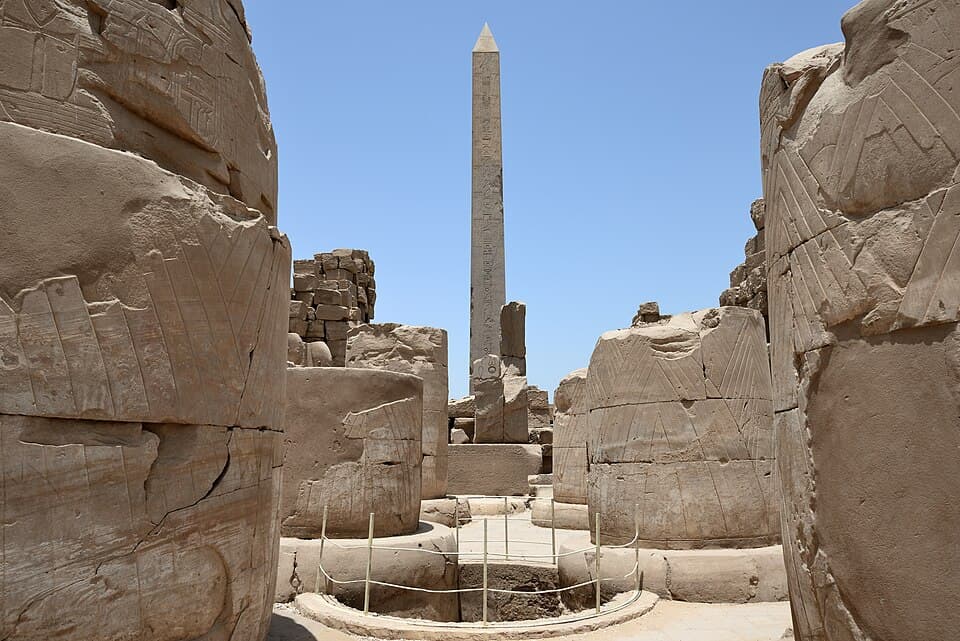 Tempio di Karnak, dove fu scoperta la stele del Restauro di Tutankhamon
