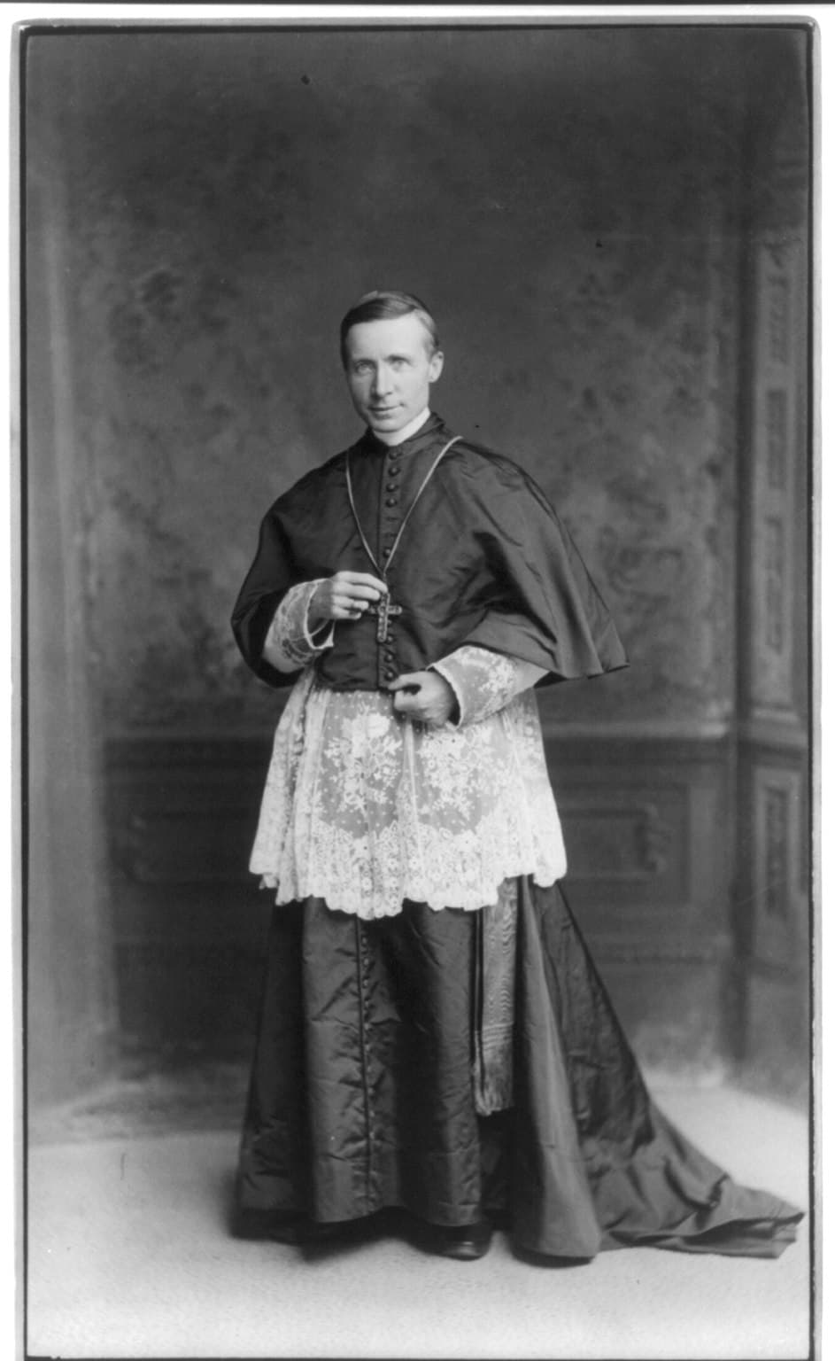 Retrato del cardenal James Gibbons, destinatario de Testem benevolentiae, en 1886