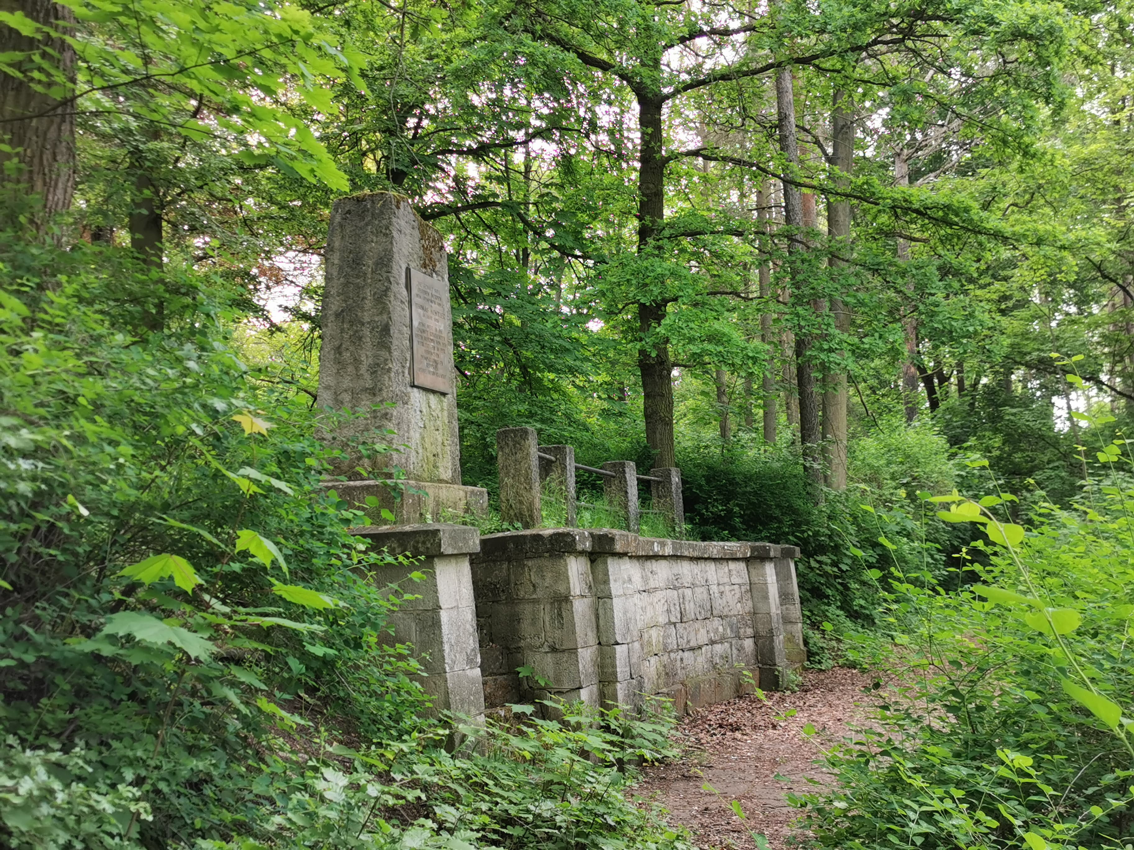 Monumento a Tommaso Müntzer a Mühlhausen, presso il luogo della sua esecuzione