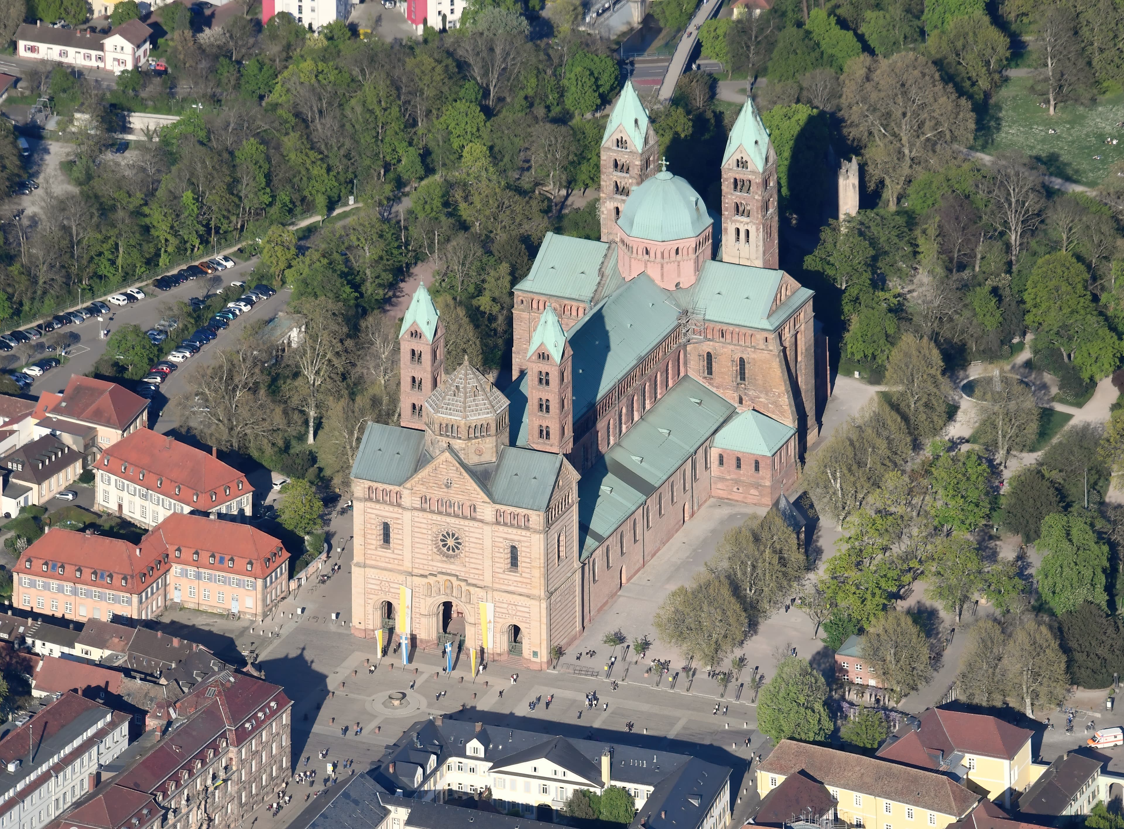 Cattedrale di Spira vista dall'alto