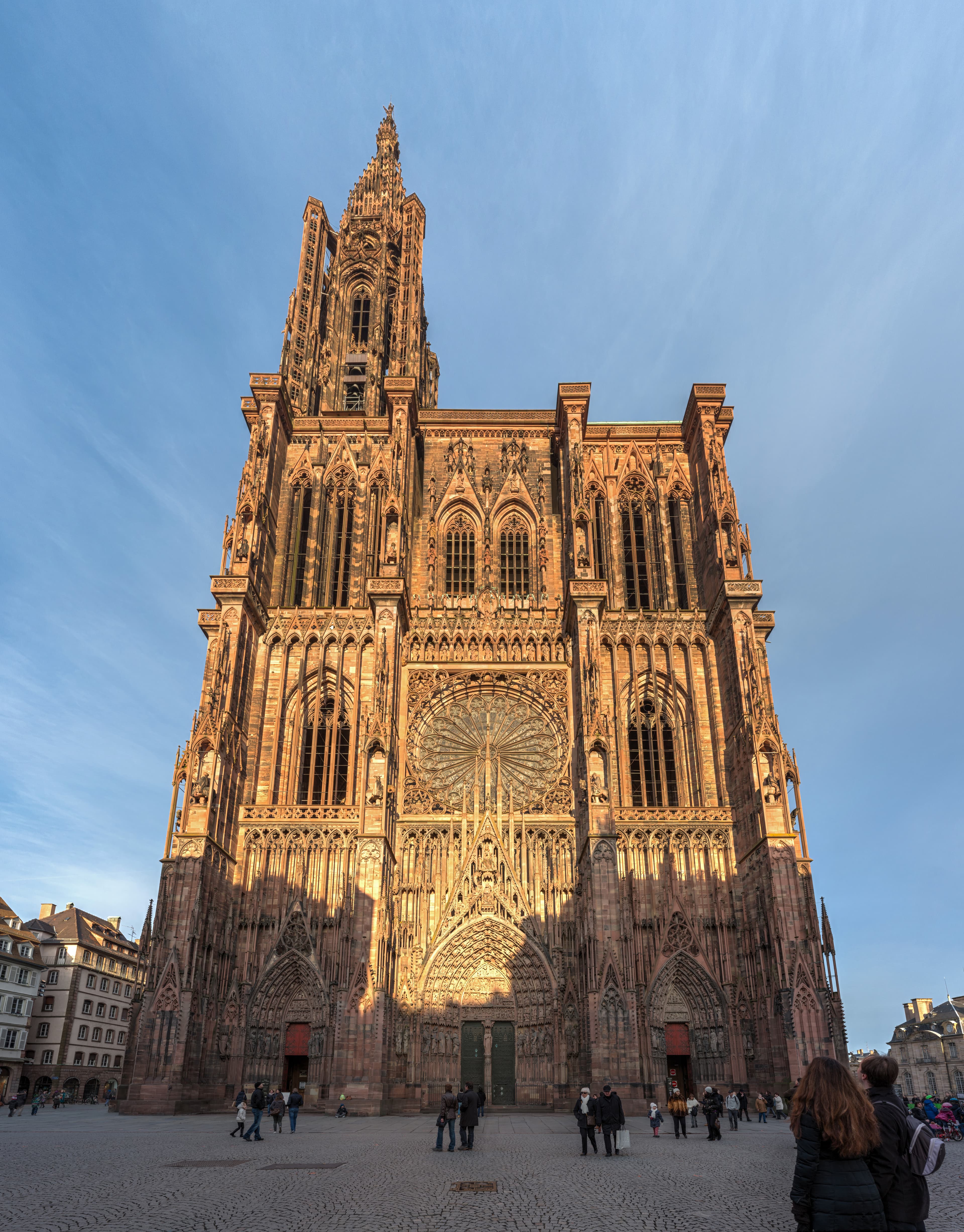 Cattedrale di Strasburgo vista da Rue Mercière
