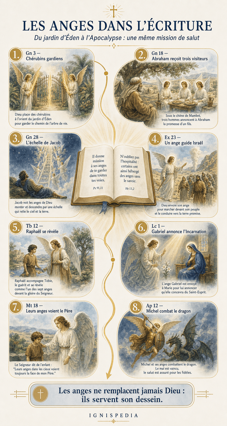 Parcours biblique des anges de la Genèse à l'Apocalypse