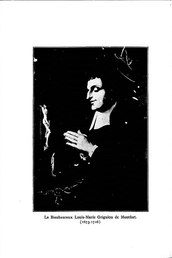 Portrait of Saint Louis-Marie Grignion de Montfort published in 1910