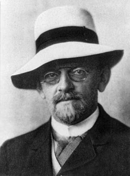 David Hilbert, deutscher Mathematiker, Aufnahme von 1912.
