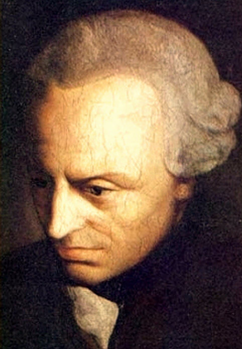 Immanuel Kant, Gemälde des 18. Jahrhunderts, unbekannter Maler.