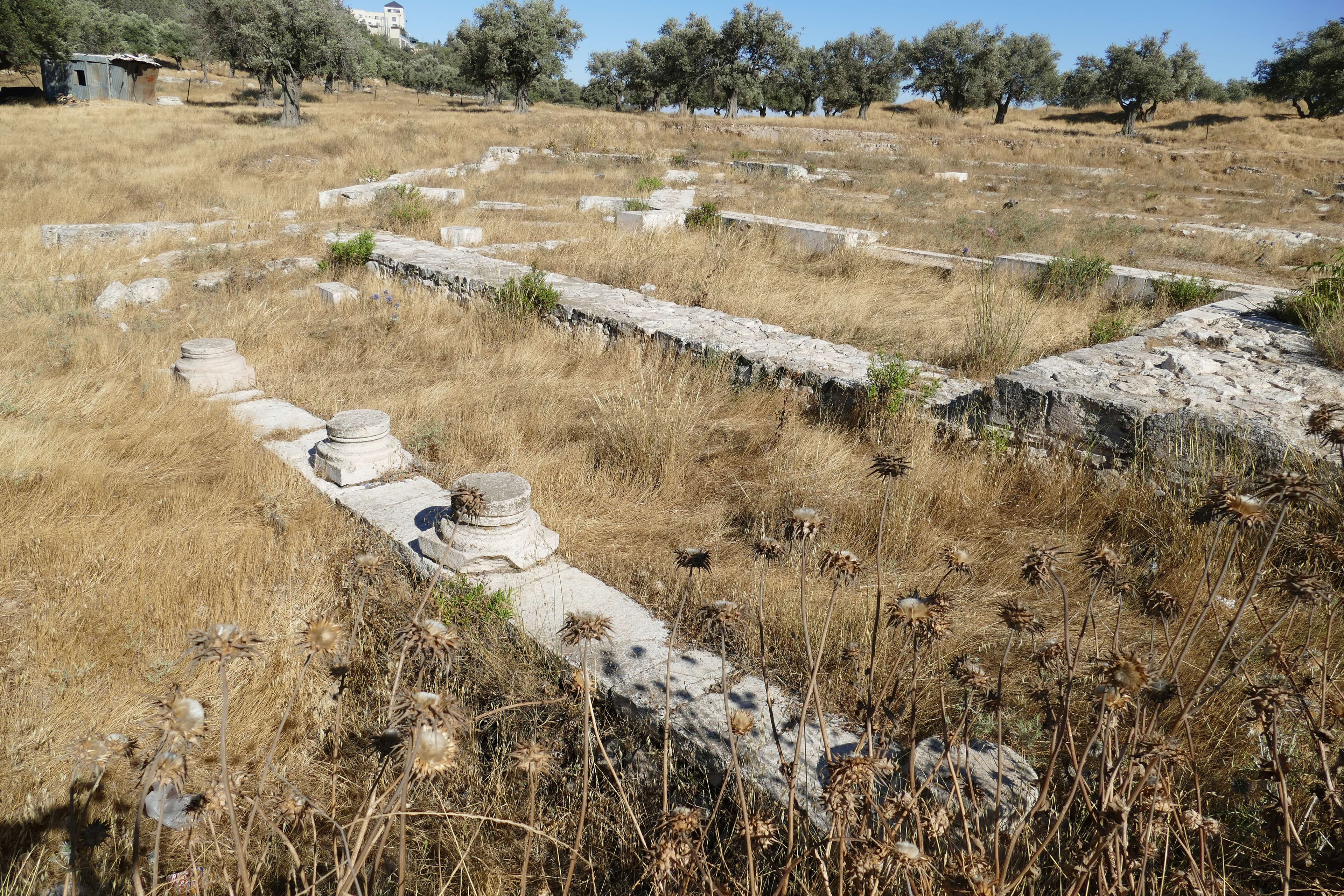 Remains of the Kathisma church near Jerusalem