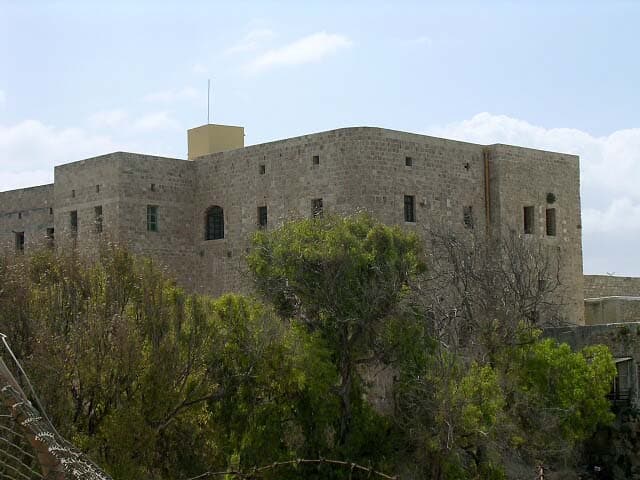 The prison of Acre, an Ottoman fortified city