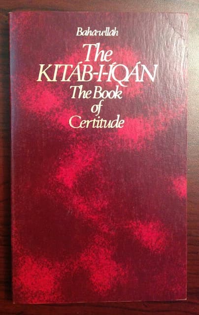 Cover of a modern edition of the Kitáb-i-Íqán