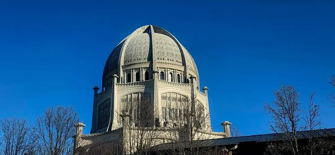 The Bahá’í House of Worship in Wilmette, open to all religions