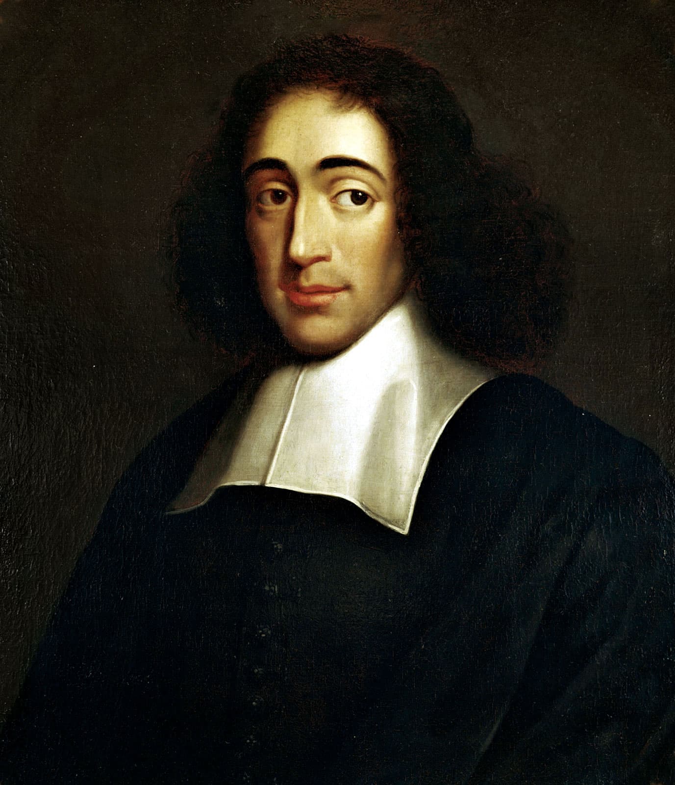 Portrait de Baruch Spinoza par un peintre anonyme, vers 1665, conservé à Wolfenbüttel.