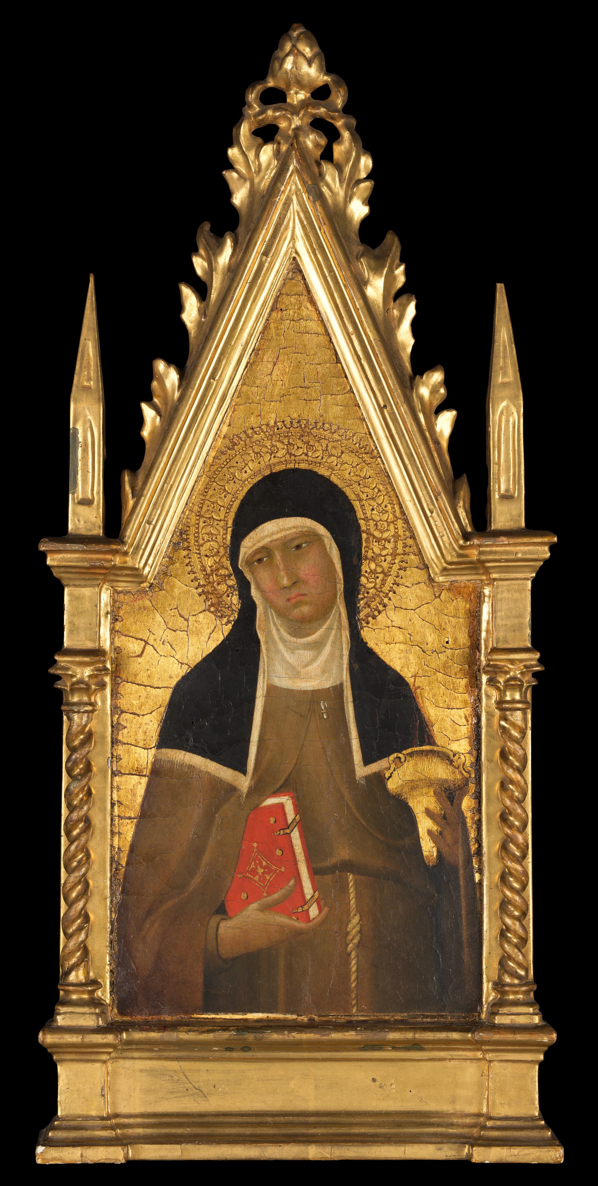 Santa Chiara d'Assisi, dipinto di Lippo Memmi