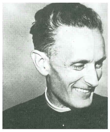 Le bienheureux Carlo Gnocchi, prêtre milanais, vers 1950