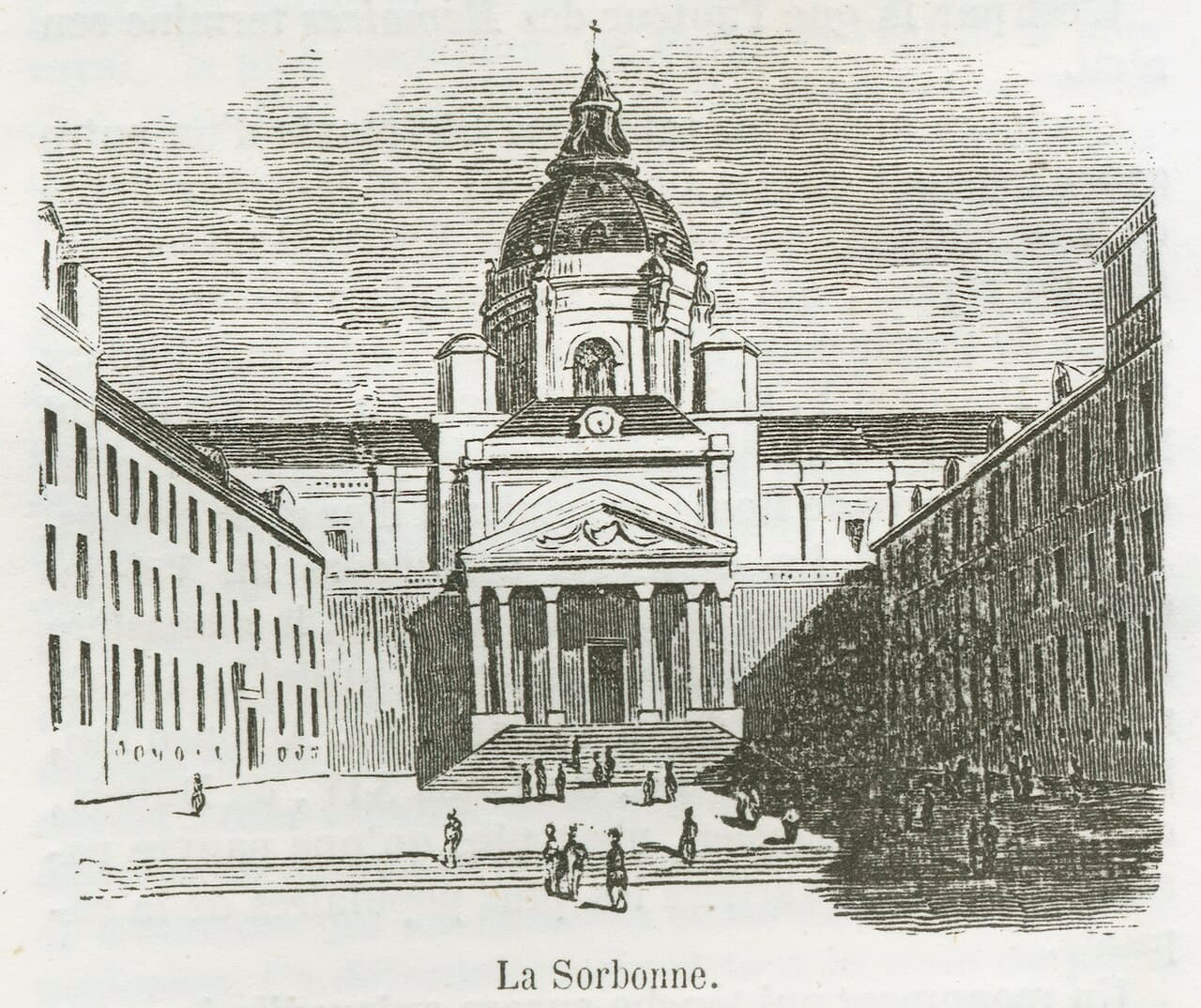 La Sorbona hacia 1855