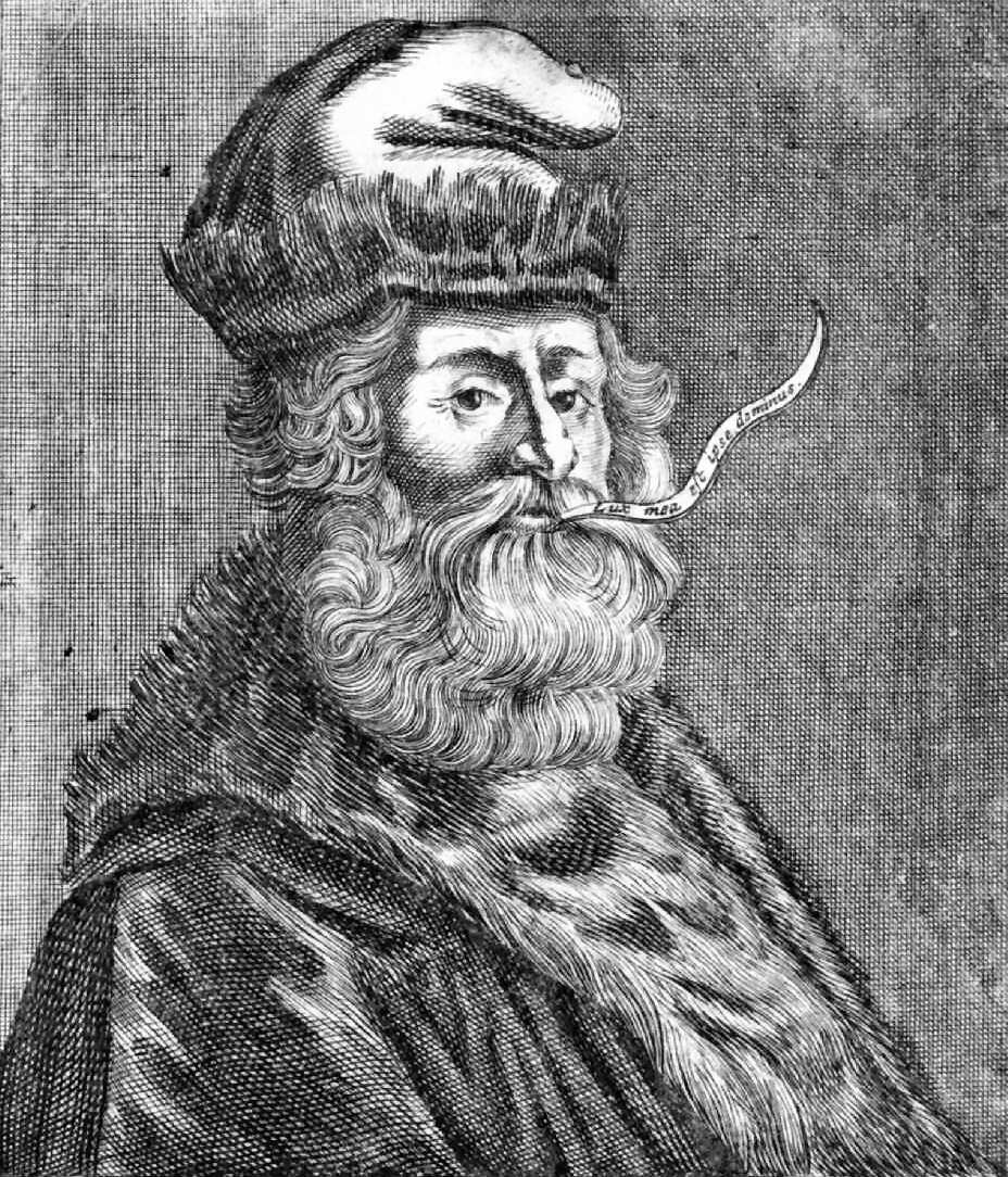 Antico ritratto inciso di Raimondo Lullo, autore sconosciuto