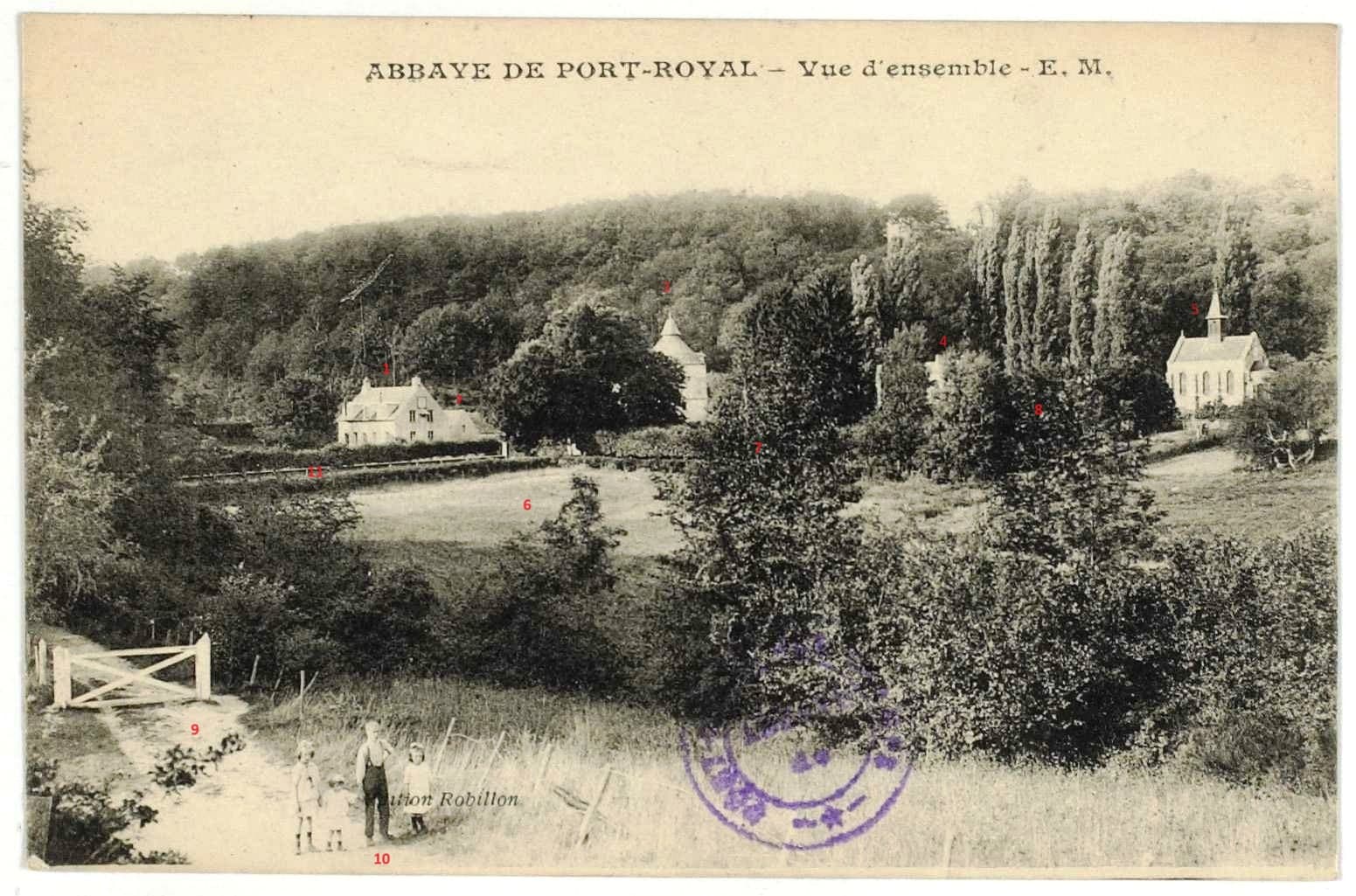 Vestiges de Port-Royal des Champs en 1894
