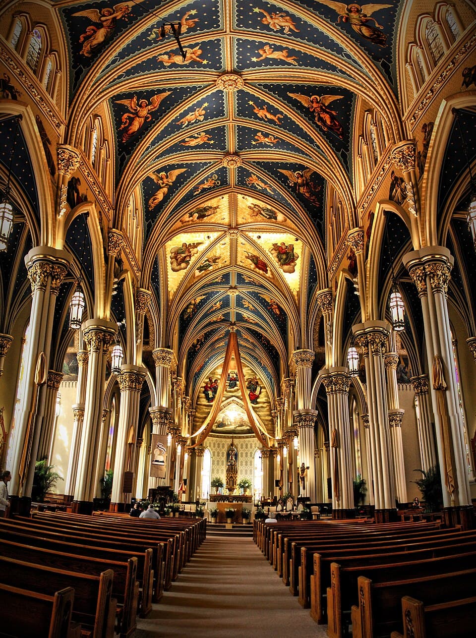 Basílica del Sagrado Corazón en el campus de la University of Notre Dame