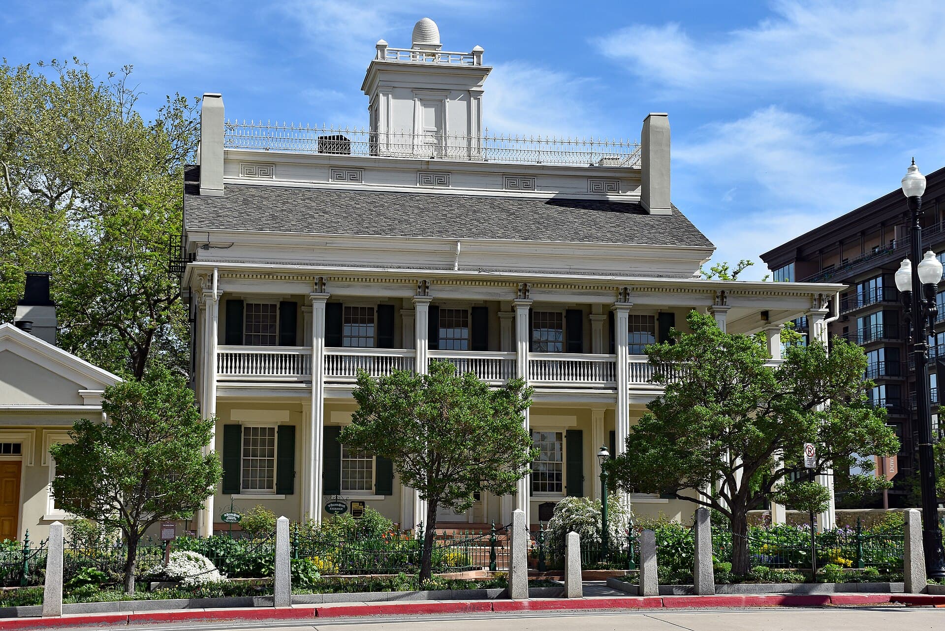 La Beehive House a Salt Lake City, residenza ufficiale di Brigham Young