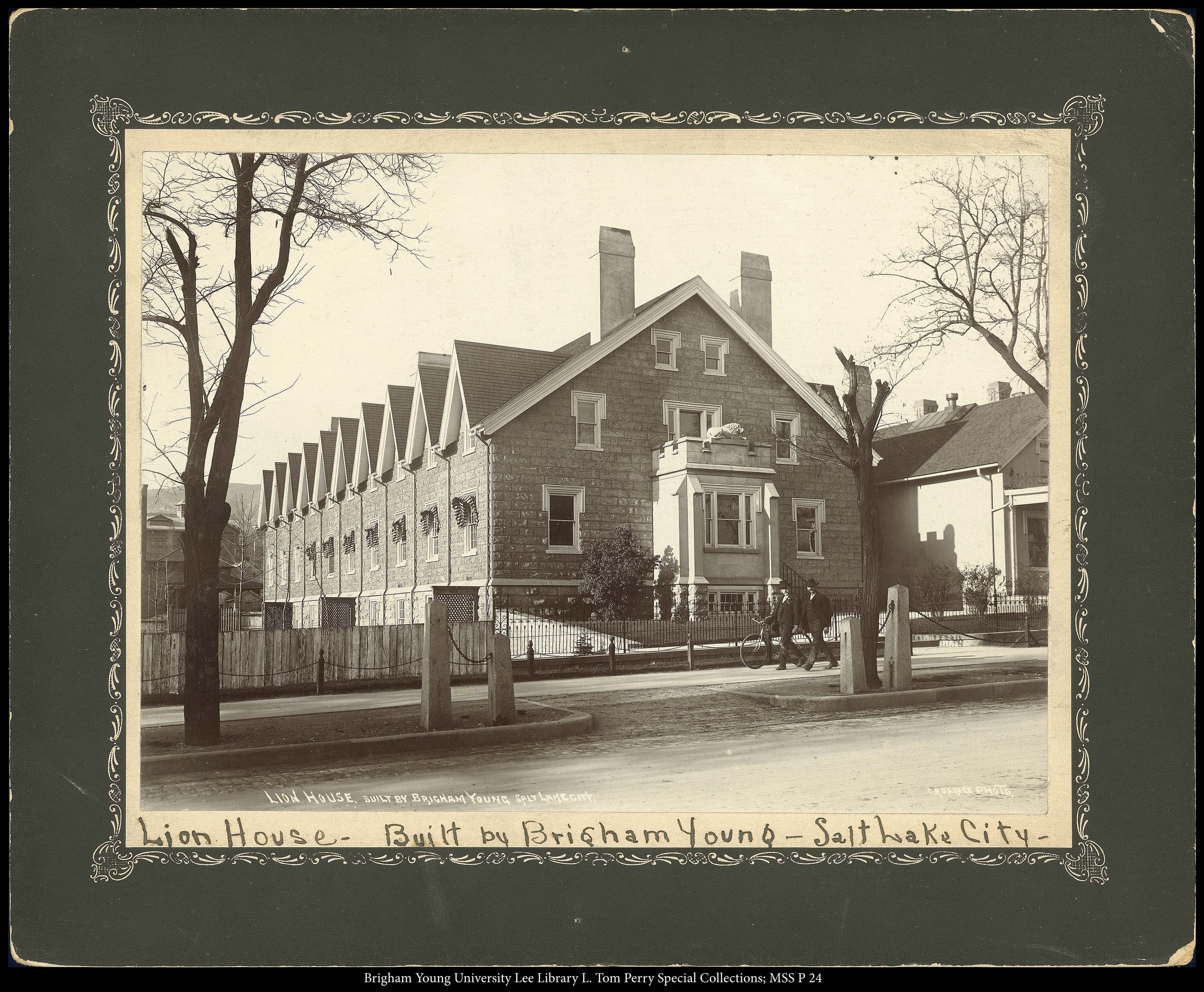 La Lion House a Salt Lake City, residenza costruita per la famiglia di Brigham Young