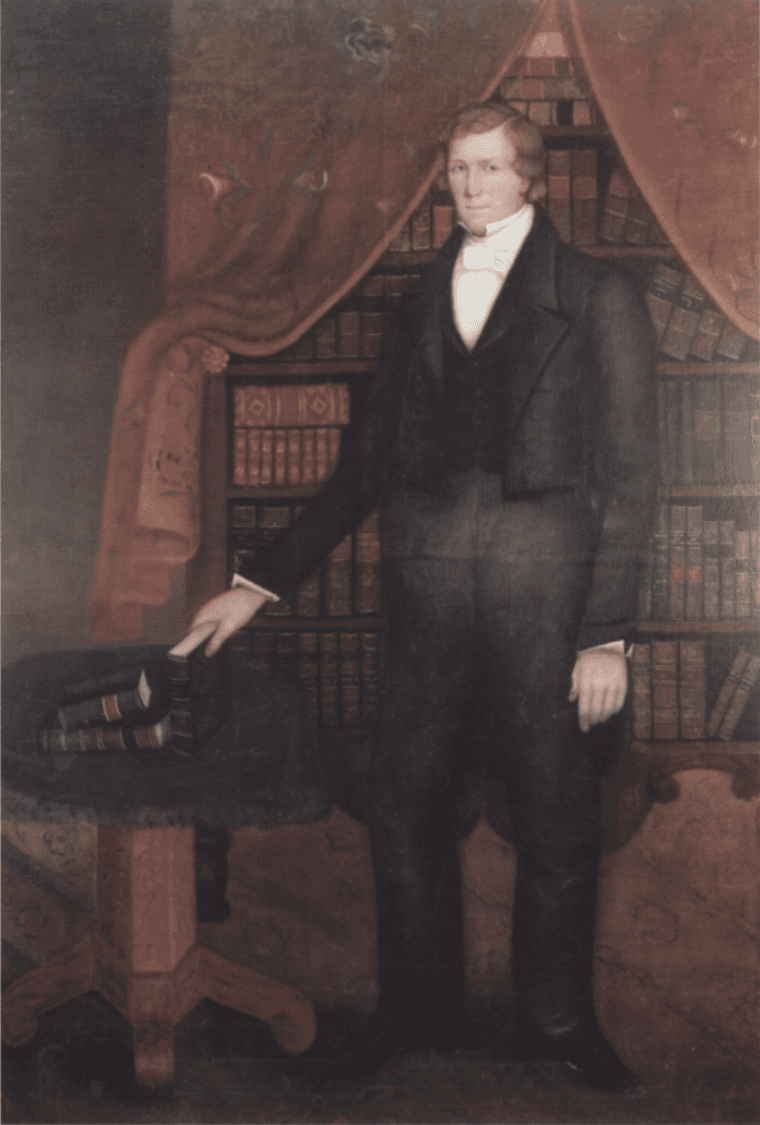 Ritratto di Brigham Young intorno al 1845, nel momento in cui si impone come capo del Collegio dei Dodici