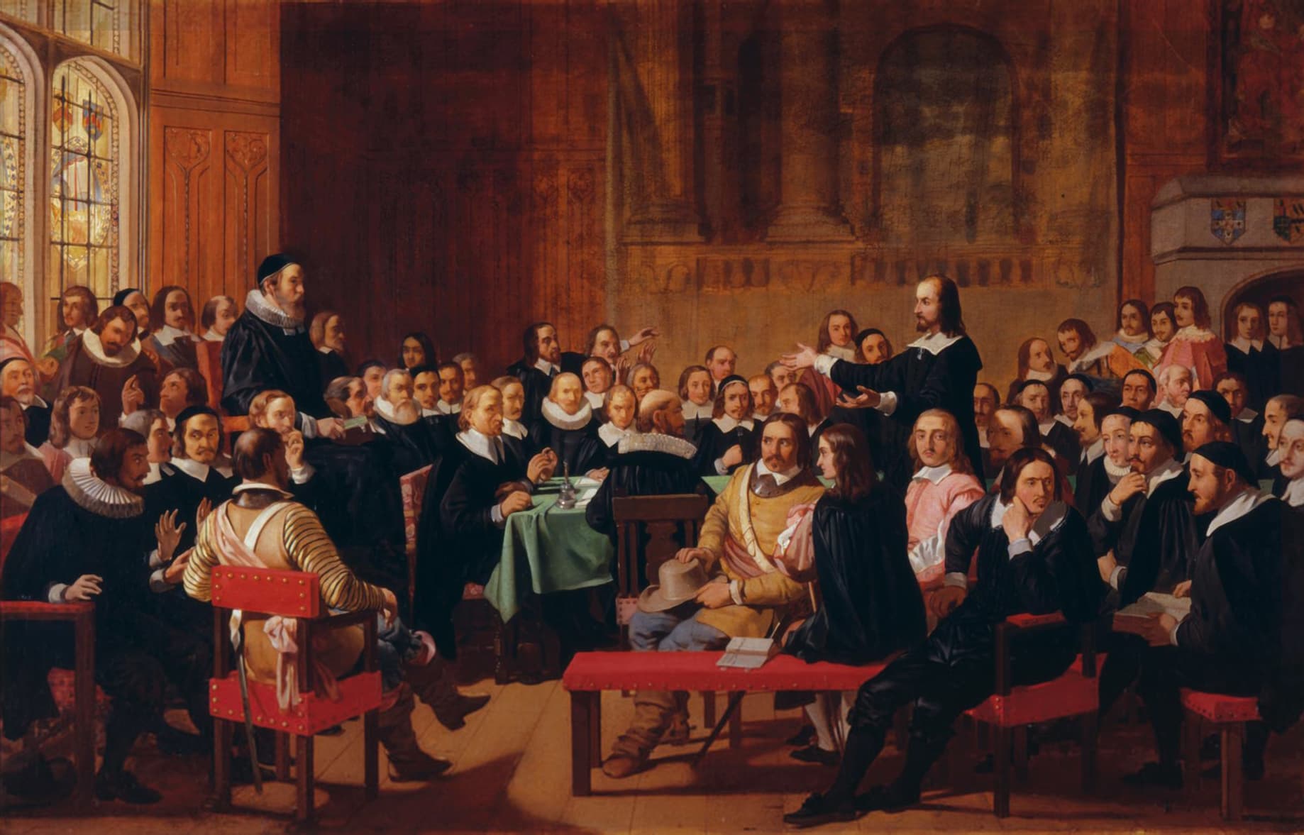 L'Assemblea di Westminster in seduta, quadro di John Rogers Herbert