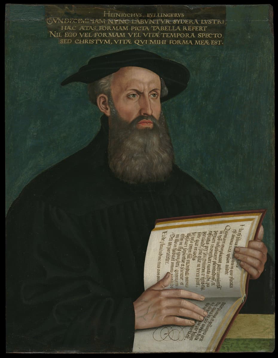 Heinrich Bullinger, ritratto di Hans Asper, 1550