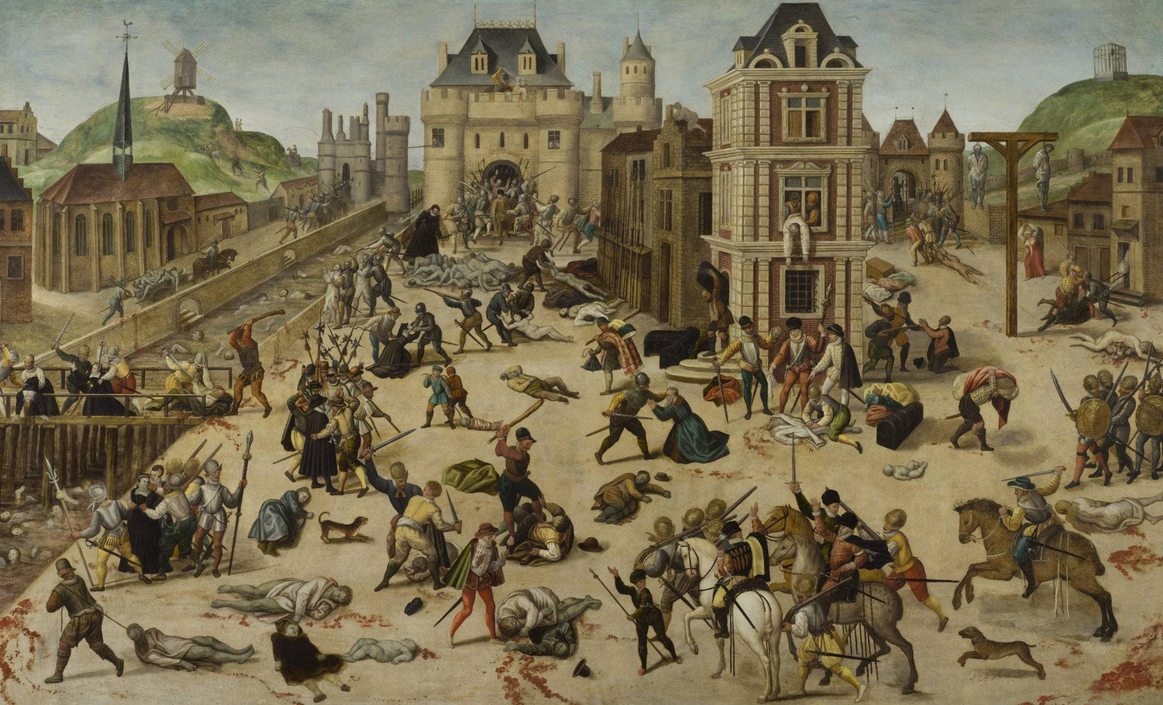 Il massacro di San Bartolomeo, quadro di François Dubois