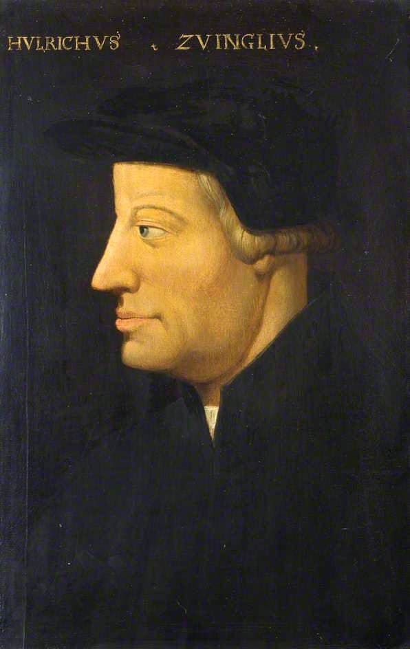 Ulrico Zwingli, ritratto di Hans Asper