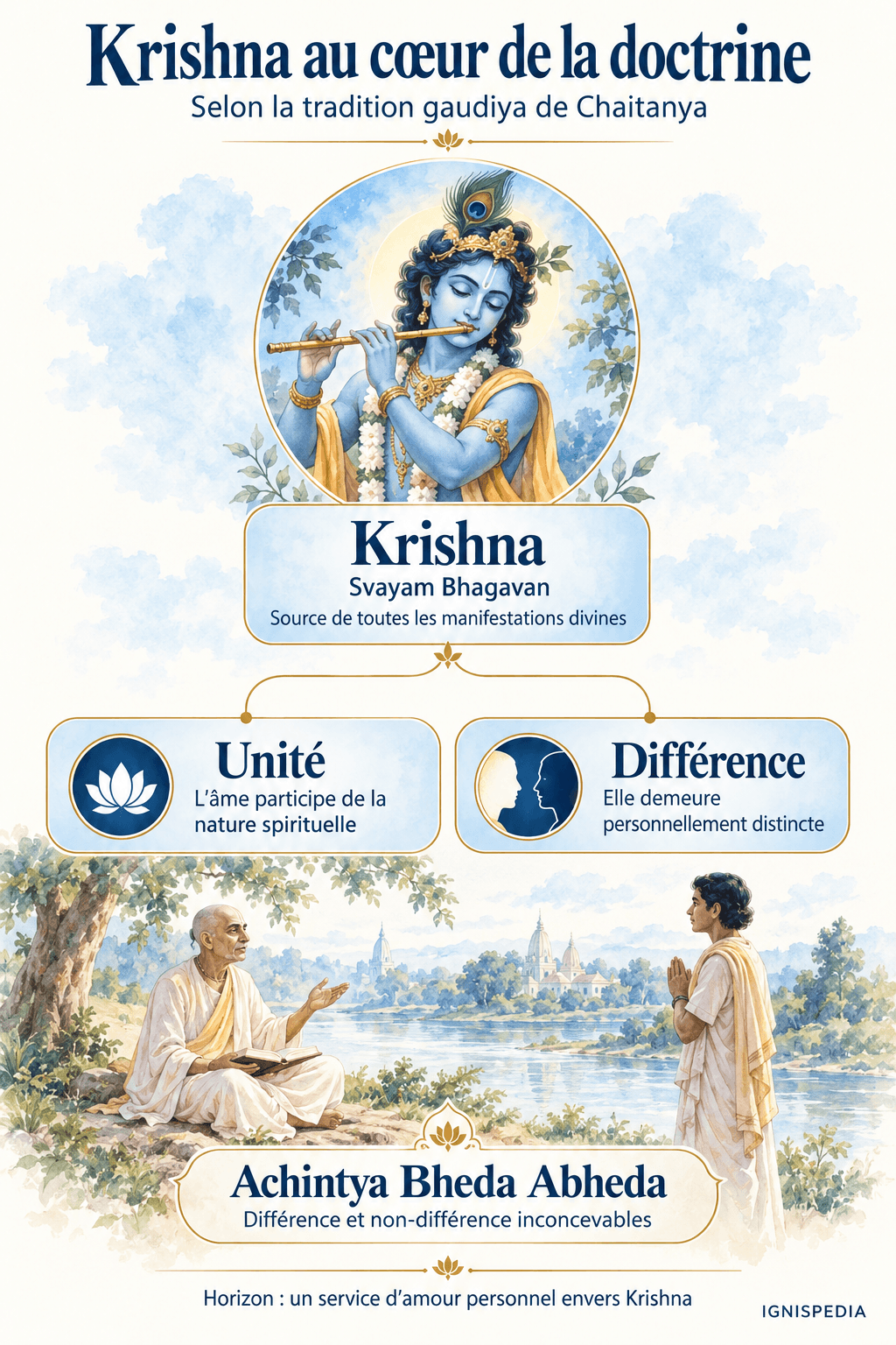 Krishna come Svayam Bhagavan e rapporto di unità e differenza dell'anima secondo la tradizione gaudiya