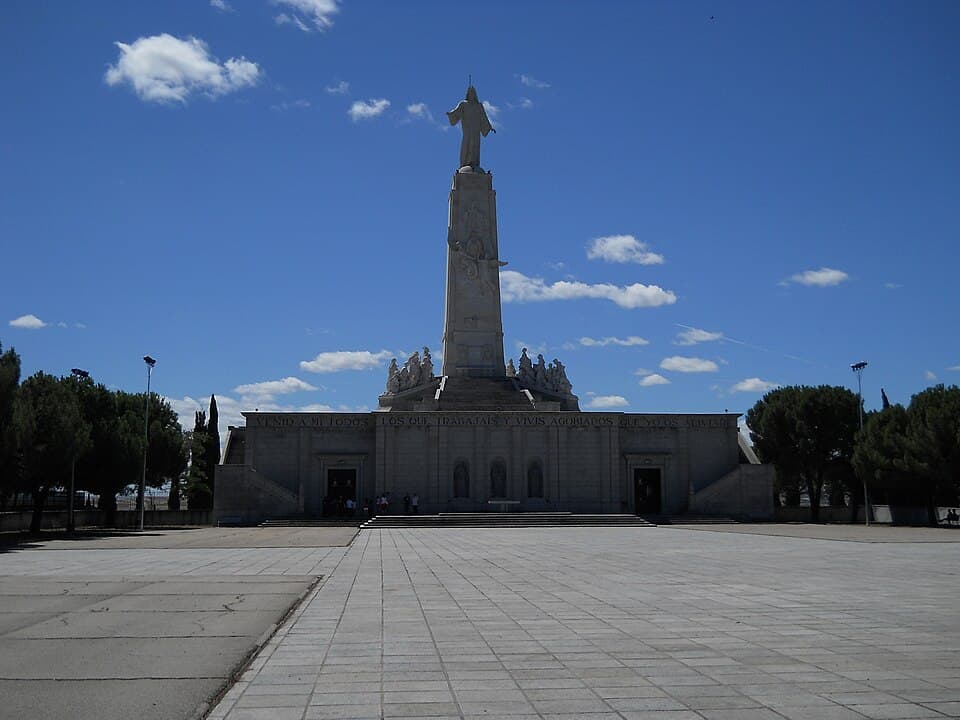 Le monument au Sacré-Cœur du Cerro de los Ángeles, photographié en 2011