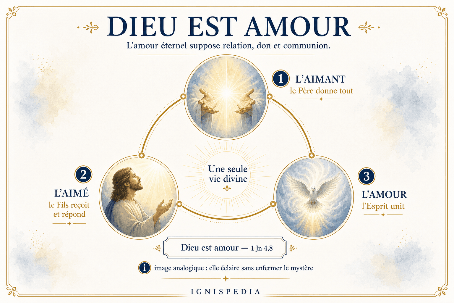 Dieu est amour : l'Aimant, l'Aimé et l'Amour dans l'analogie augustinienne
