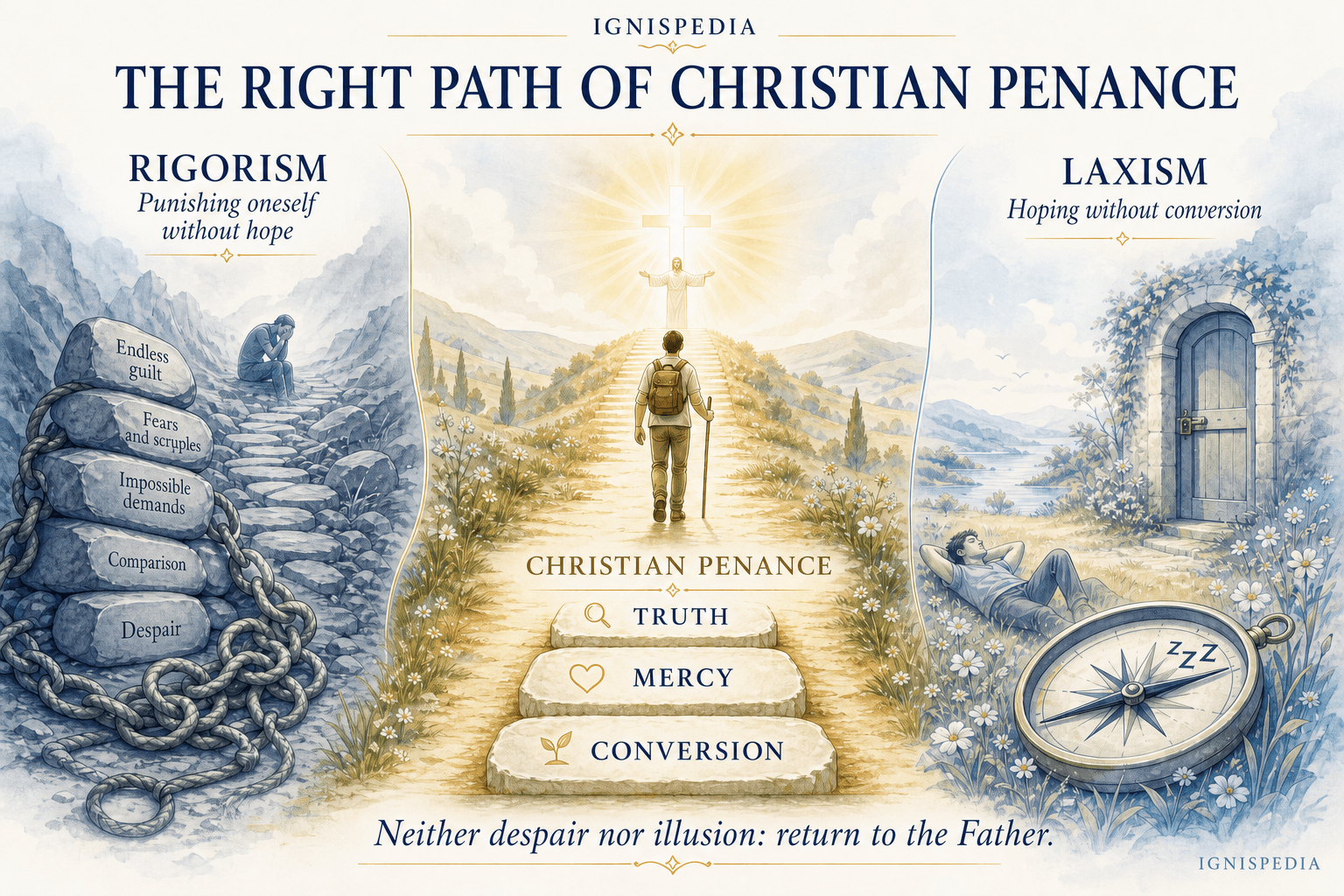The right path of Christian penance between rigorism and laxism