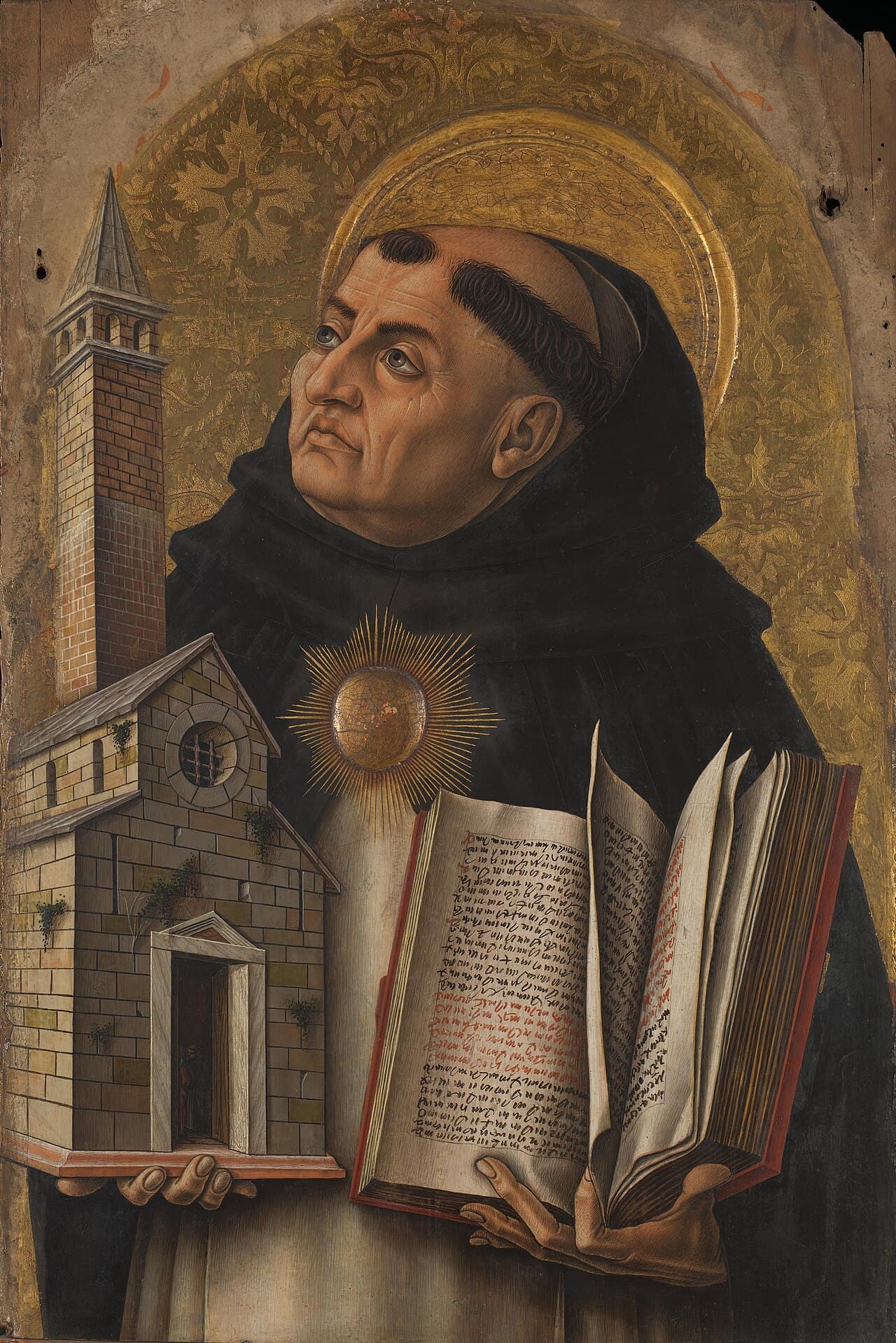 Der heilige Thomas von Aquin, Tafelbild von Carlo Crivelli, 1476