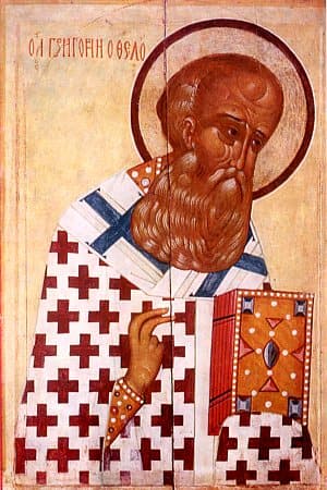 Icono de san Gregorio de Nacianzo
