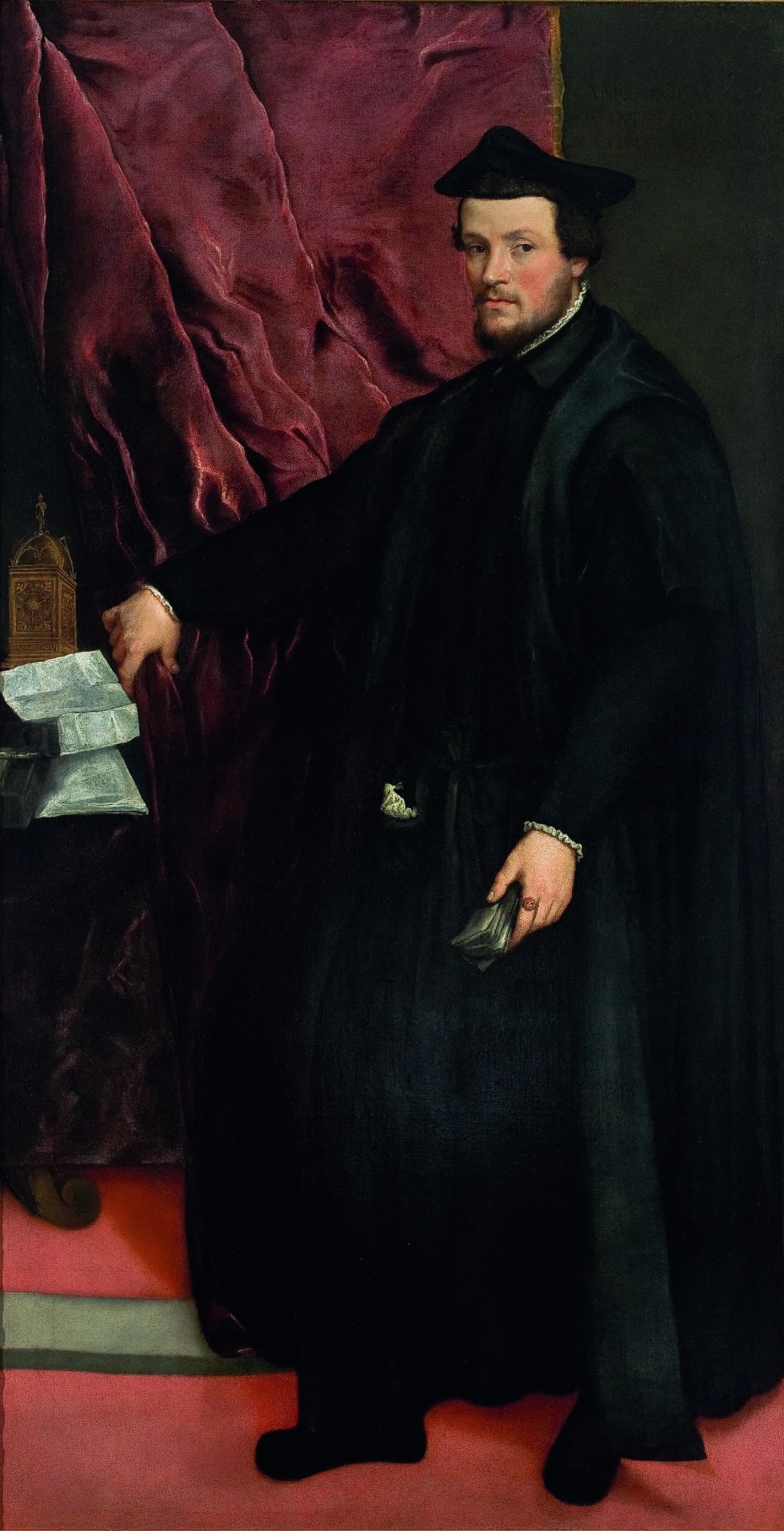 Кристофоро Мадруццо (1512-1578), князь-епископ Триентский, портрет Тициана (1552, Художественный музей Сан-Паулу): его гостеприимство и дипломатия делают Триент возможным городом собора