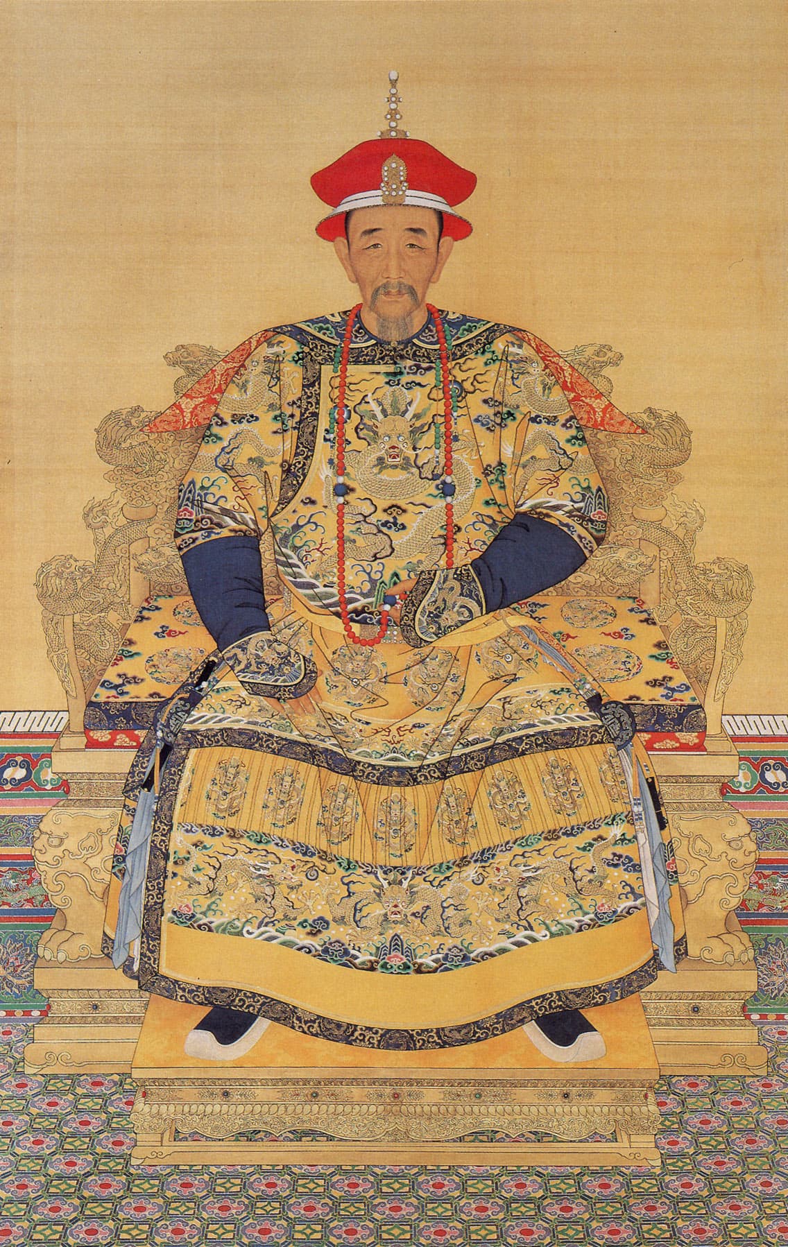 The Kangxi Emperor in court dress, Qing dynasty court portrait