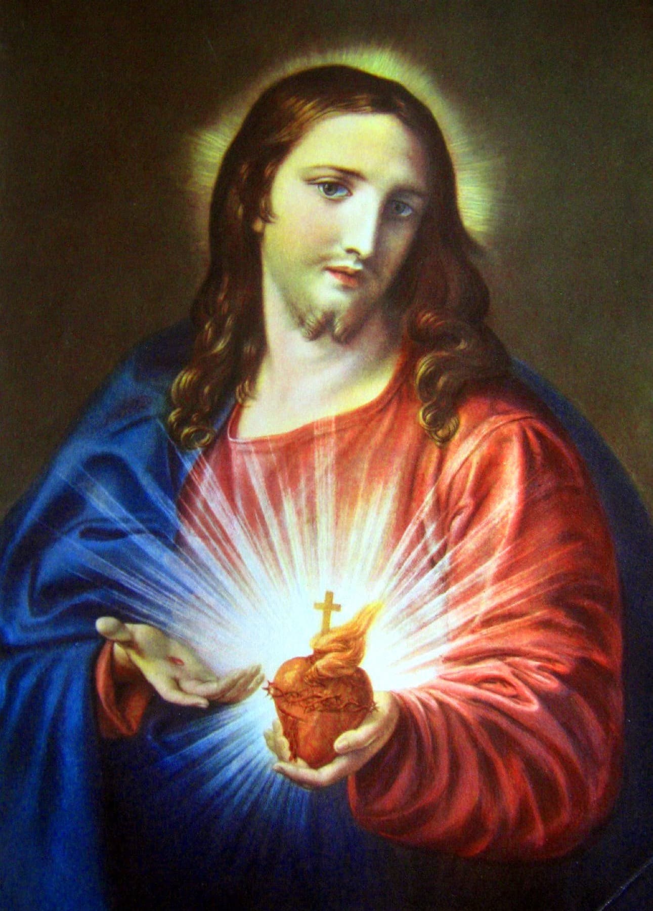 El Sagrado Corazón de Jesús pintado por Pompeo Batoni