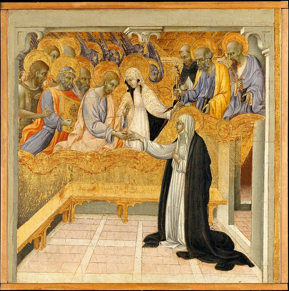 Santa Catalina de Siena, cuadro de Giovanni di Paolo