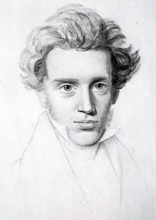 Portrait of Søren Kierkegaard, the Danish philosopher translated by Cornelio Fabro