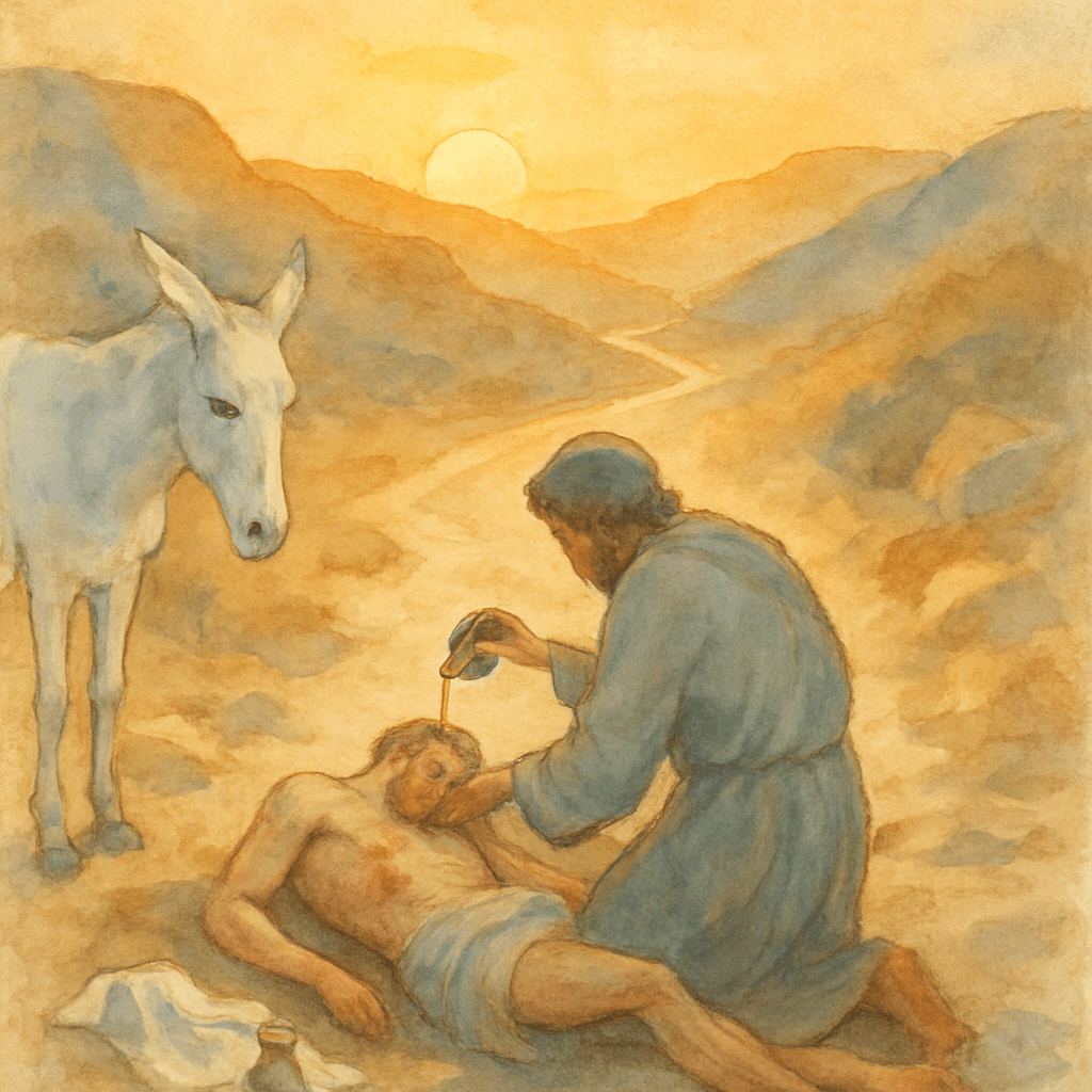 Alegoría del Buen Samaritano que escucha