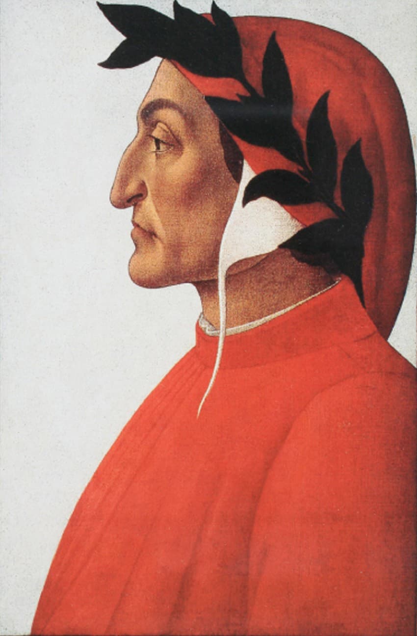 Traditional portrait of Dante Alighieri