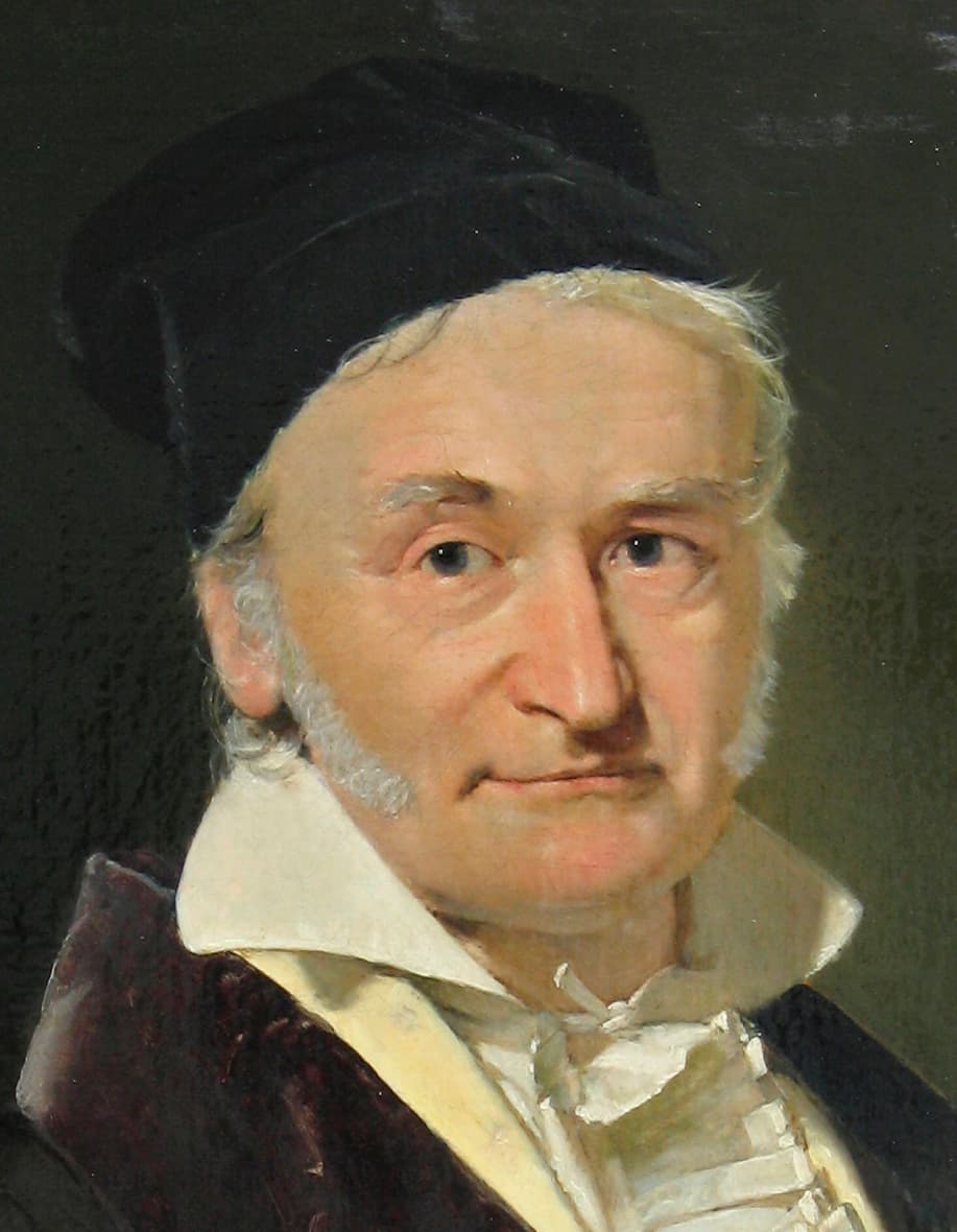 Portrait de Carl Friedrich Gauss, mathématicien qui proposa en 1814 son propre calcul de la date de la Crucifixion