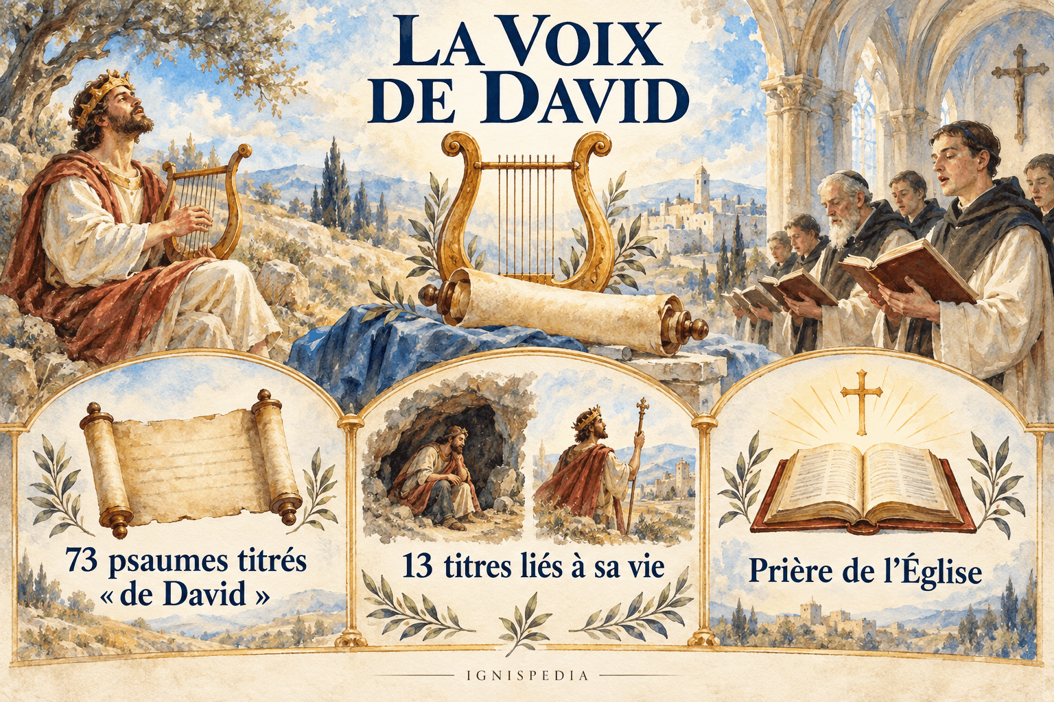 La voix de David dans les titres des psaumes et la prière de l'Église