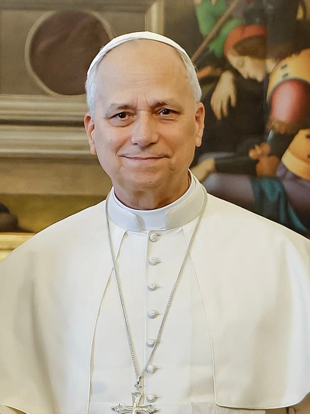Retrato del papa León XIV en el Vaticano el 13 de octubre de 2025