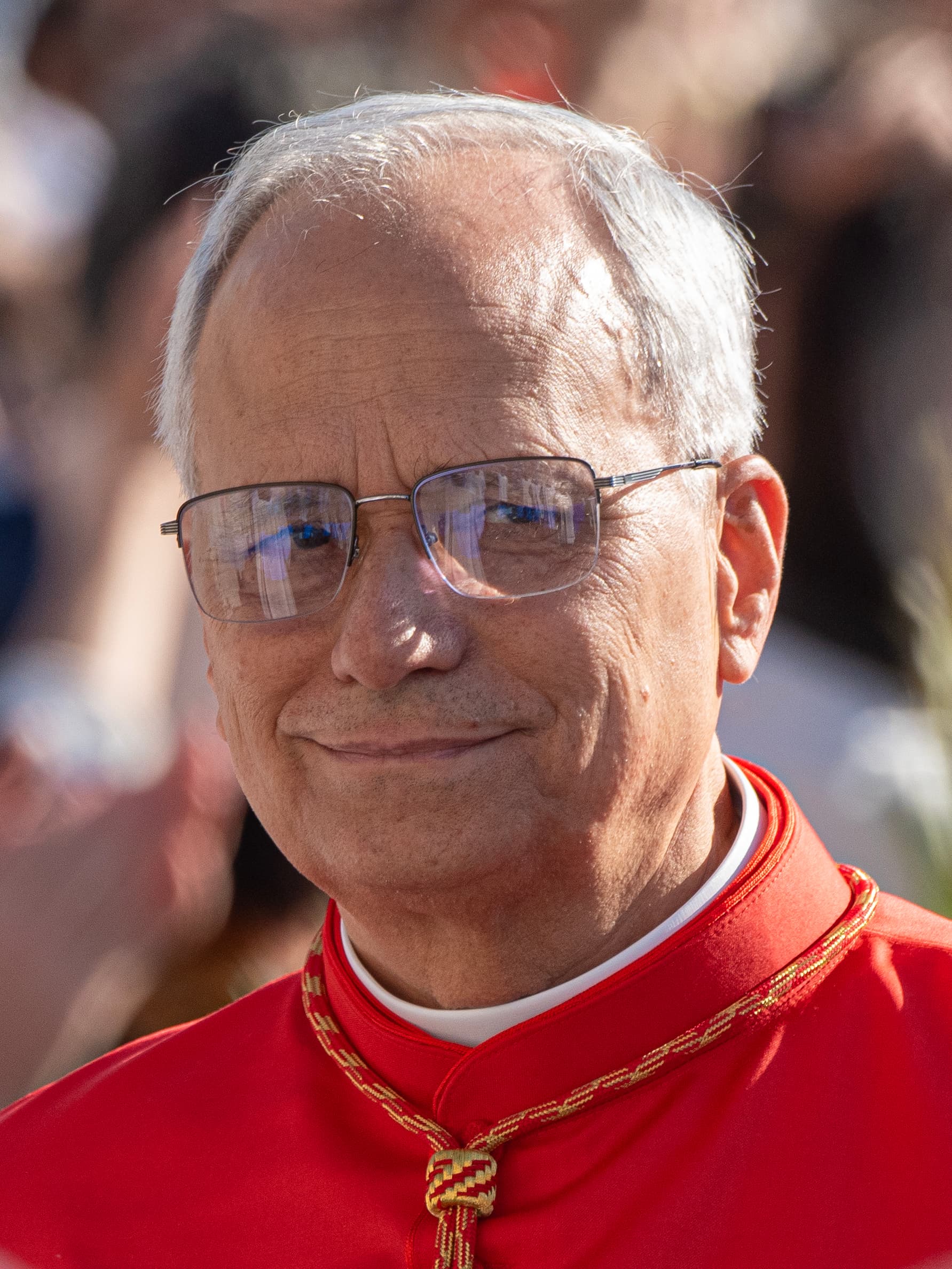 Robert Francis Prevost beim Konsistorium am 30. September 2023