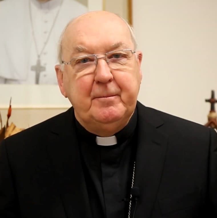 Retrato del cardenal Kevin Joseph Farrell en 2021
