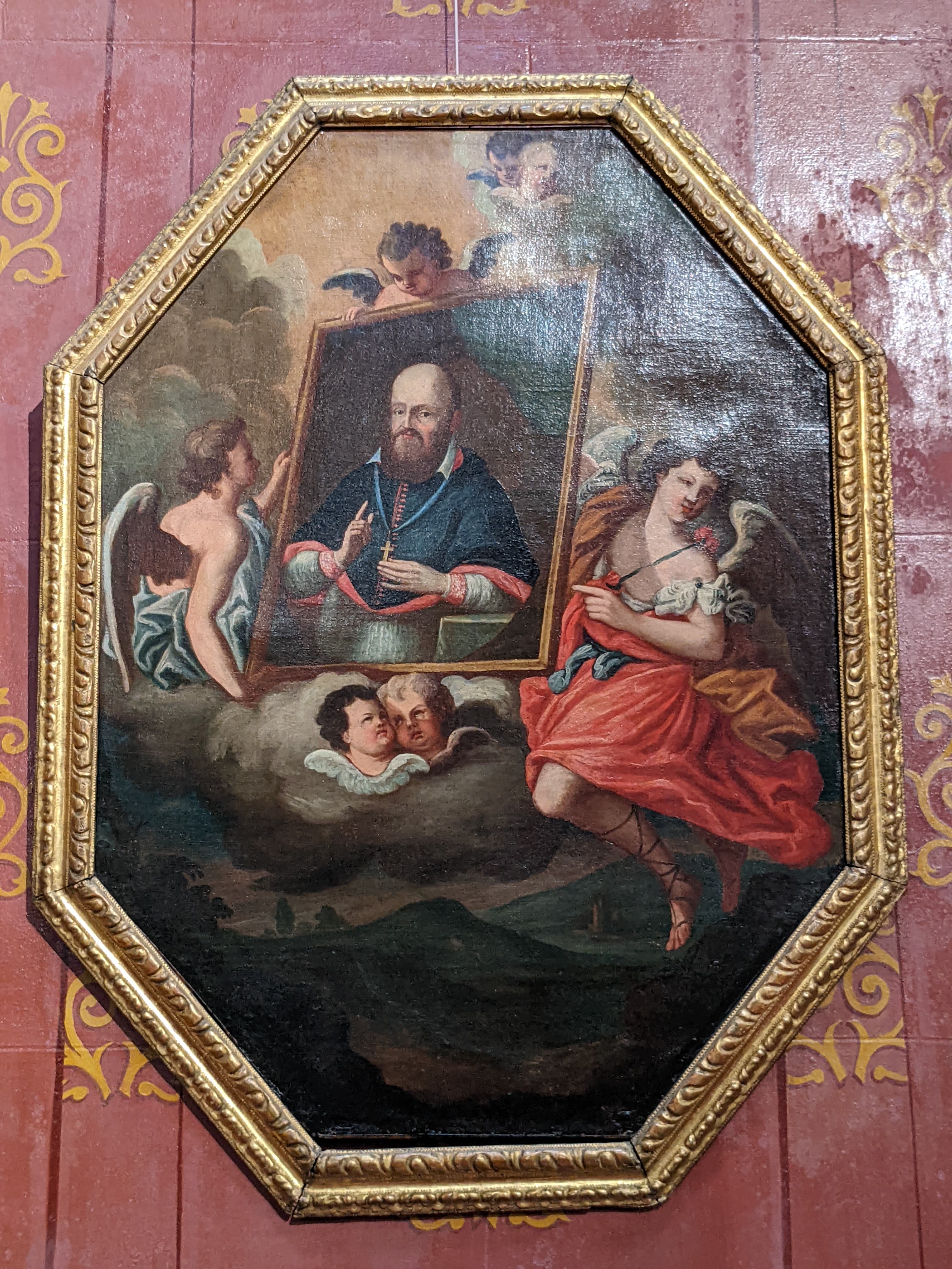 Portrait of Saint Francis de Sales in the church of Saint-François-de-Sales in Lyon.