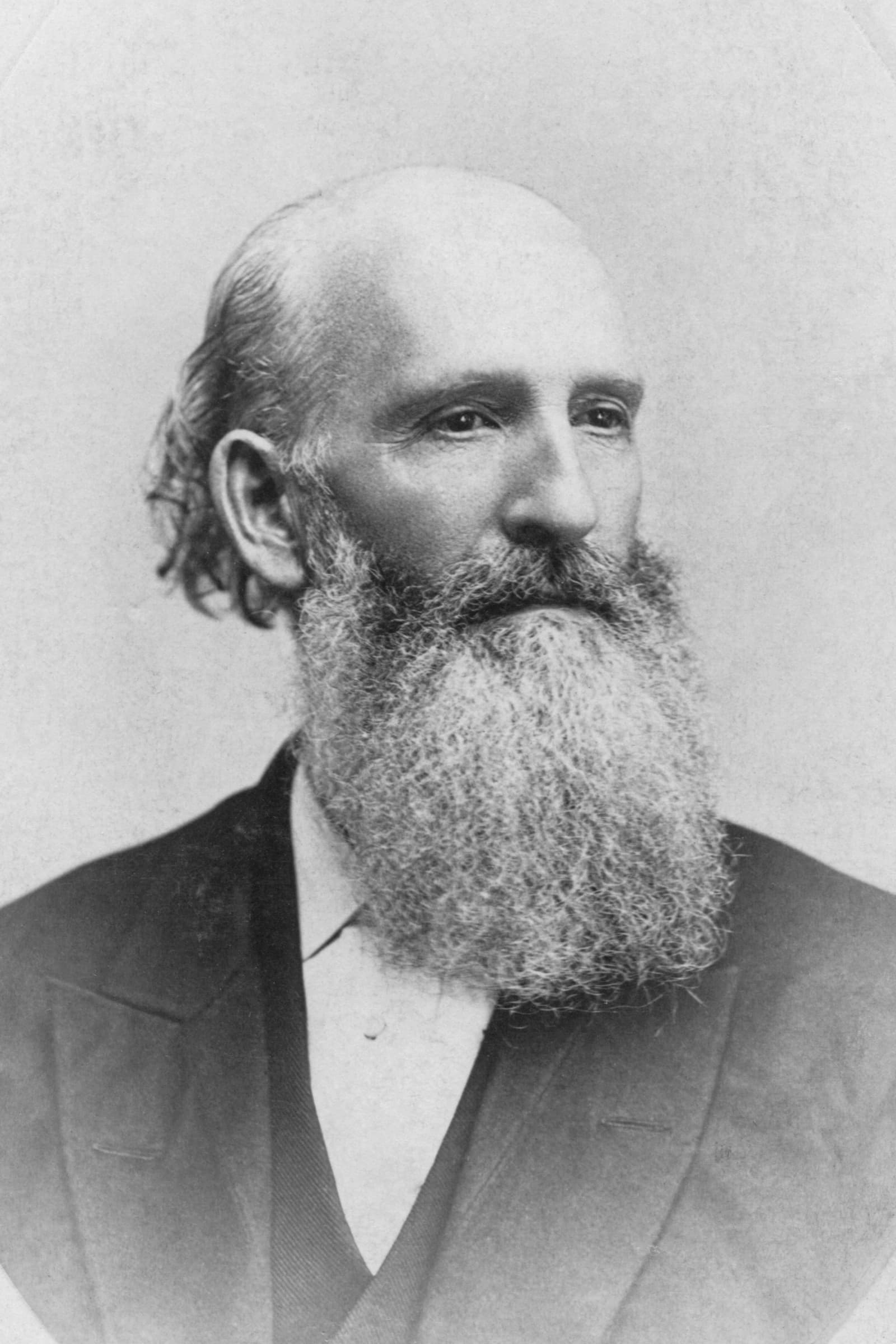 Retrato fotográfico de James Springer White em 1878
